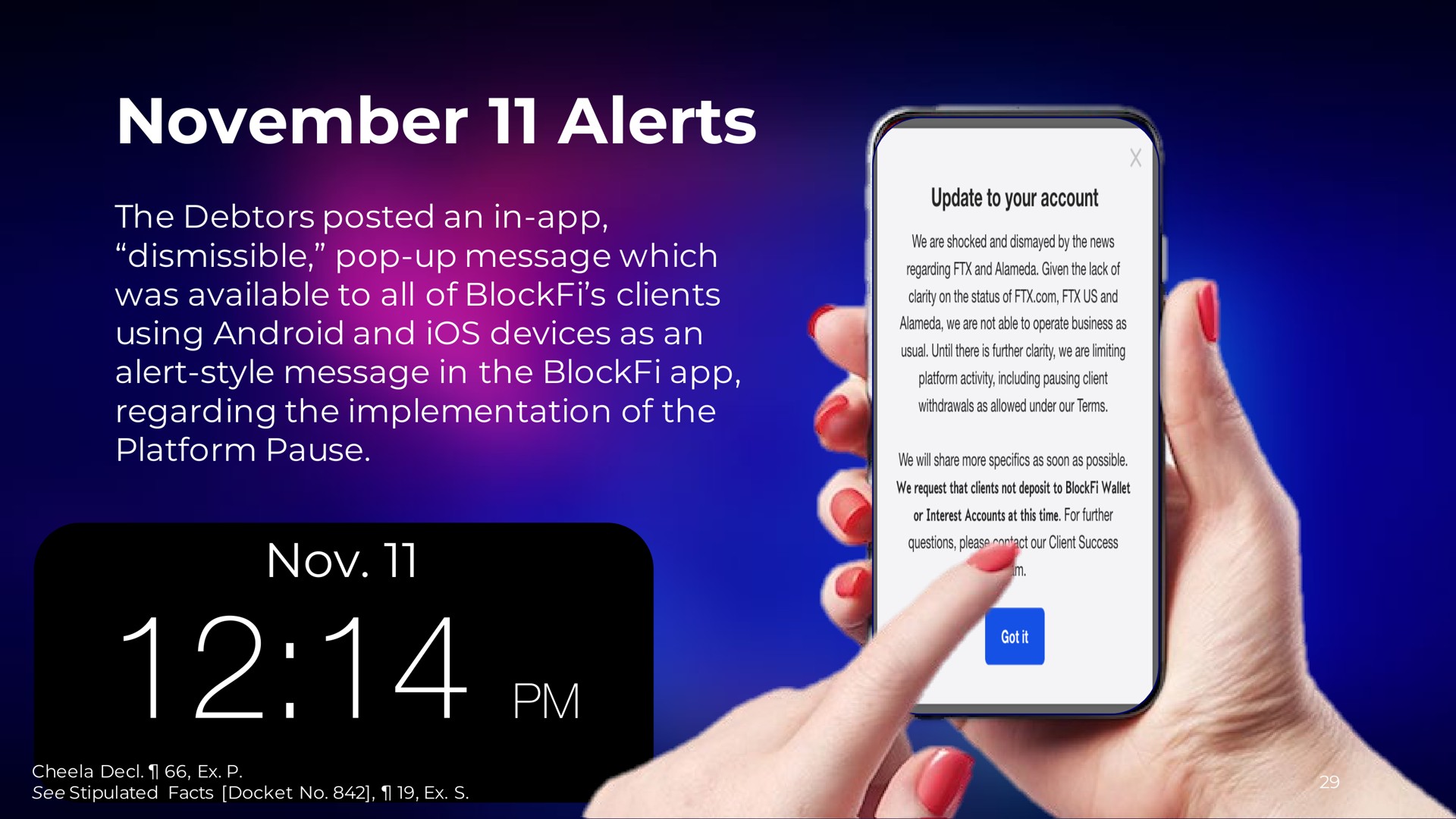 alerts | BlockFi