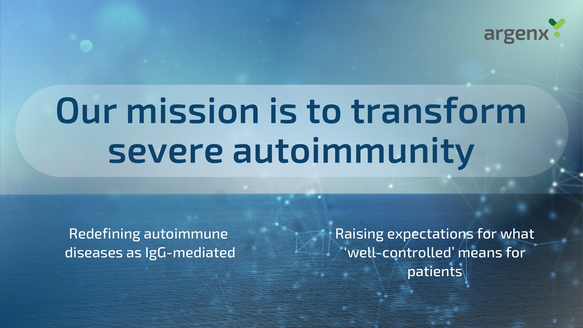 our mission is to transform severe autoimmunity redefining teeter gate i well controlled els | argenx SE
