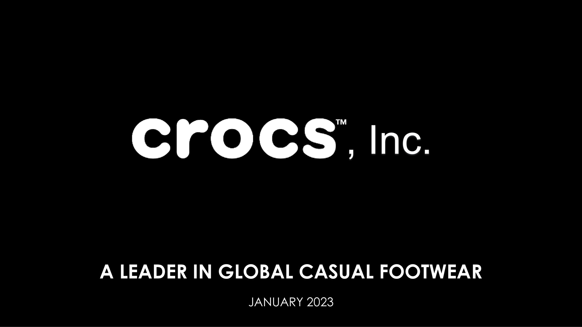 a leader in global casual footwear | Crocs
