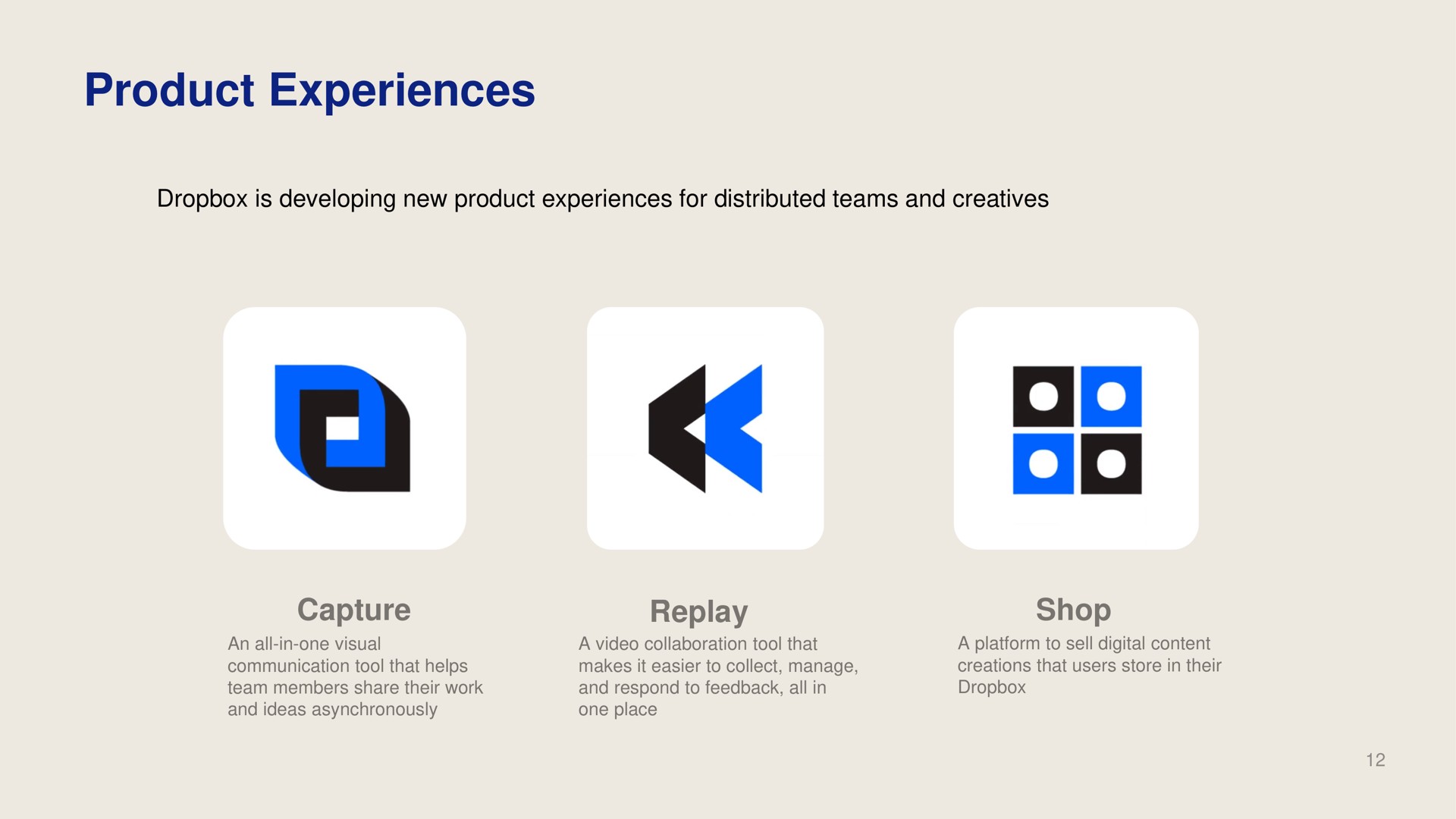 product experiences | Dropbox