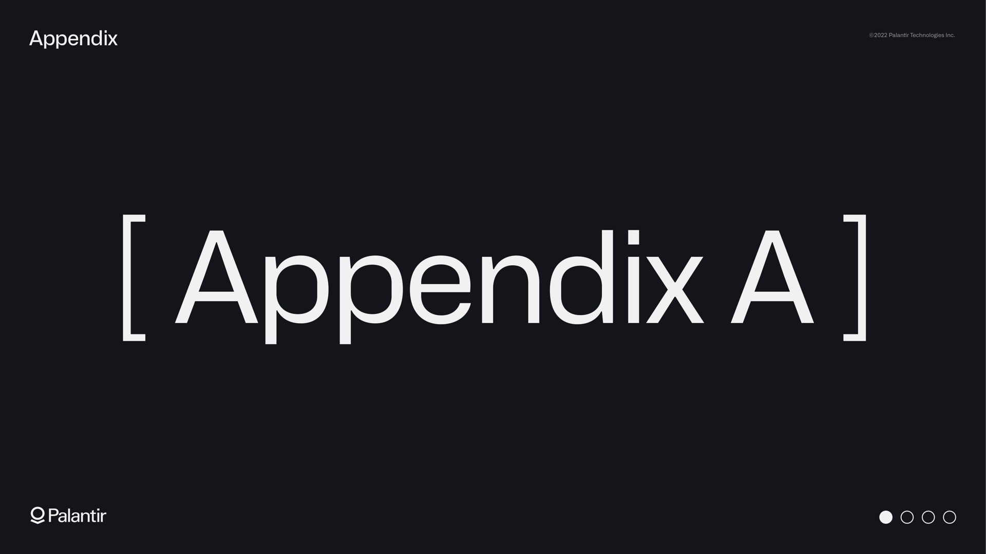 appendix appendix a | Palantir