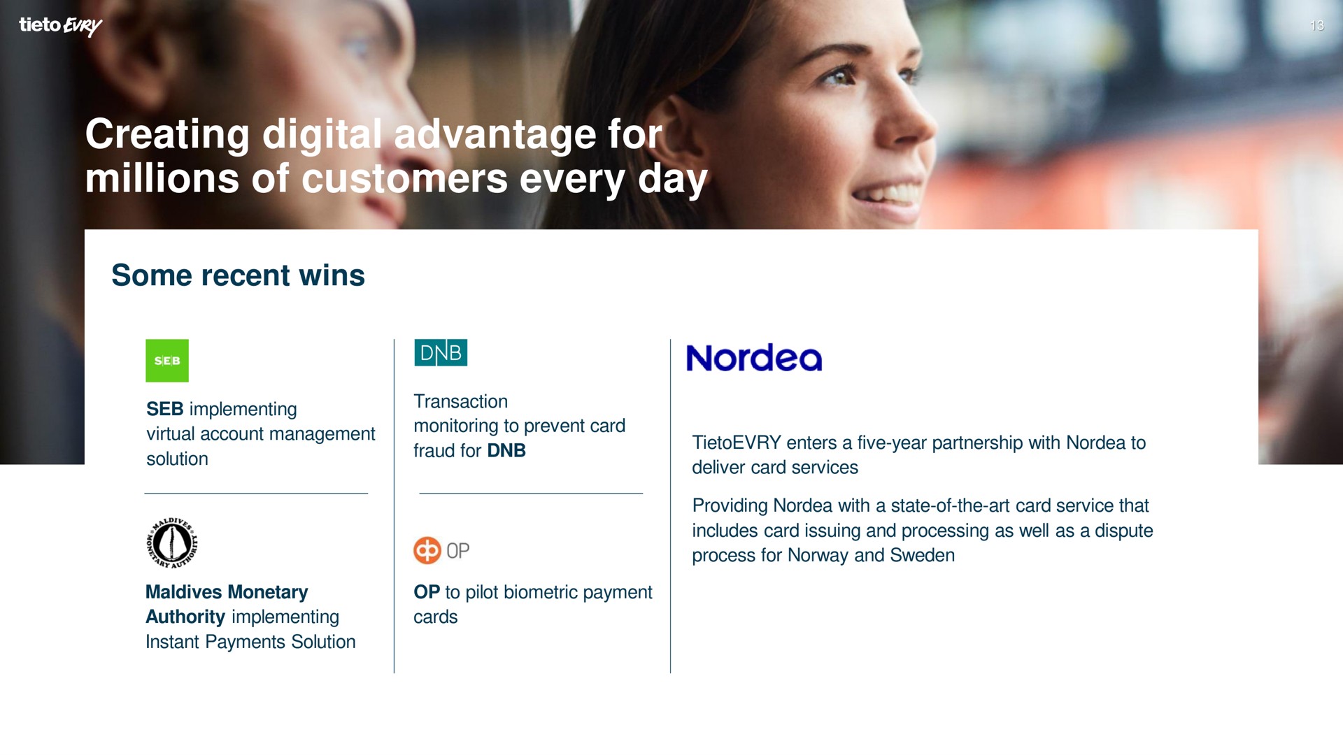creating digital advantage for millions of customers every day dig | Tietoevry