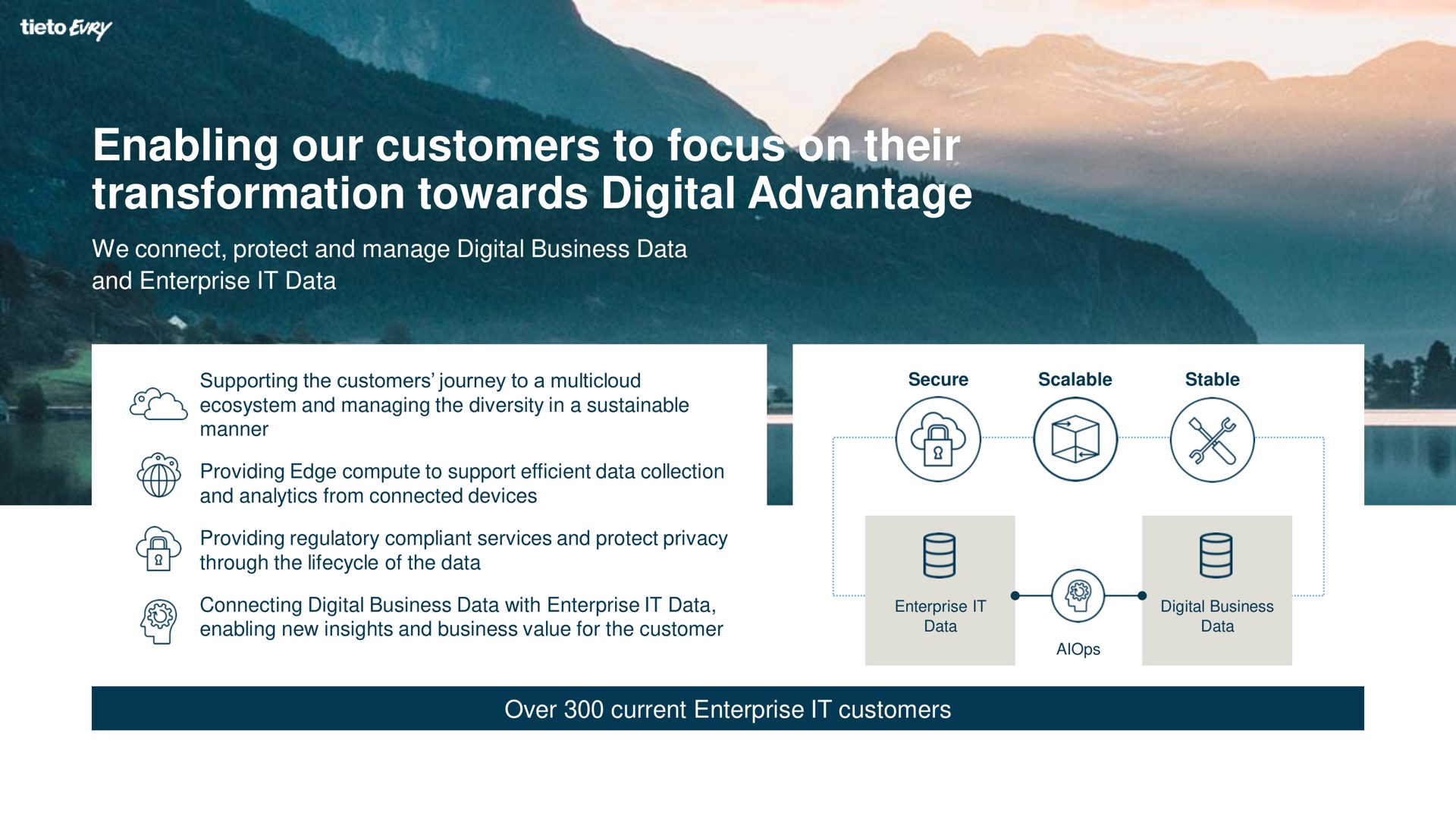 enabling our customers to focus on their transformation towards digital advantage | Tietoevry