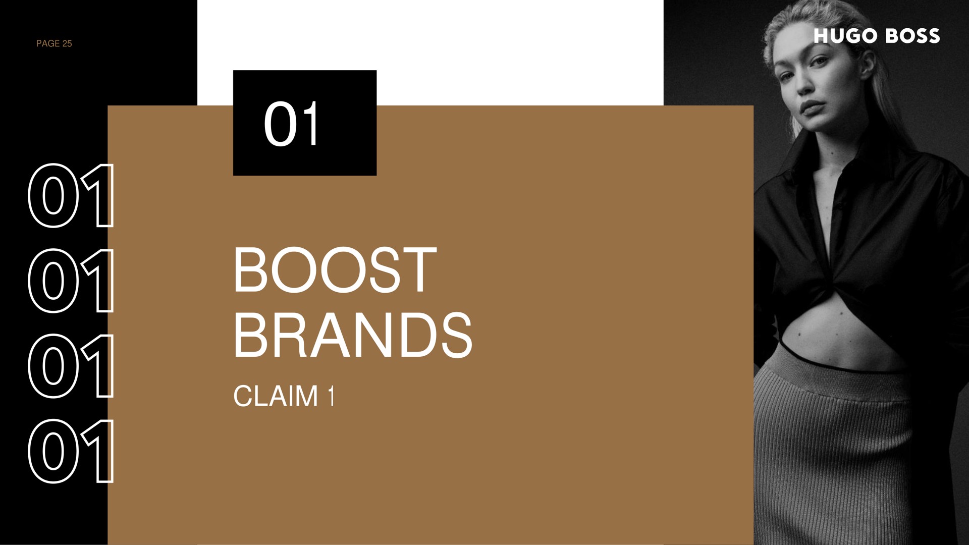 boost brands claim on on on on | Hugo Boss