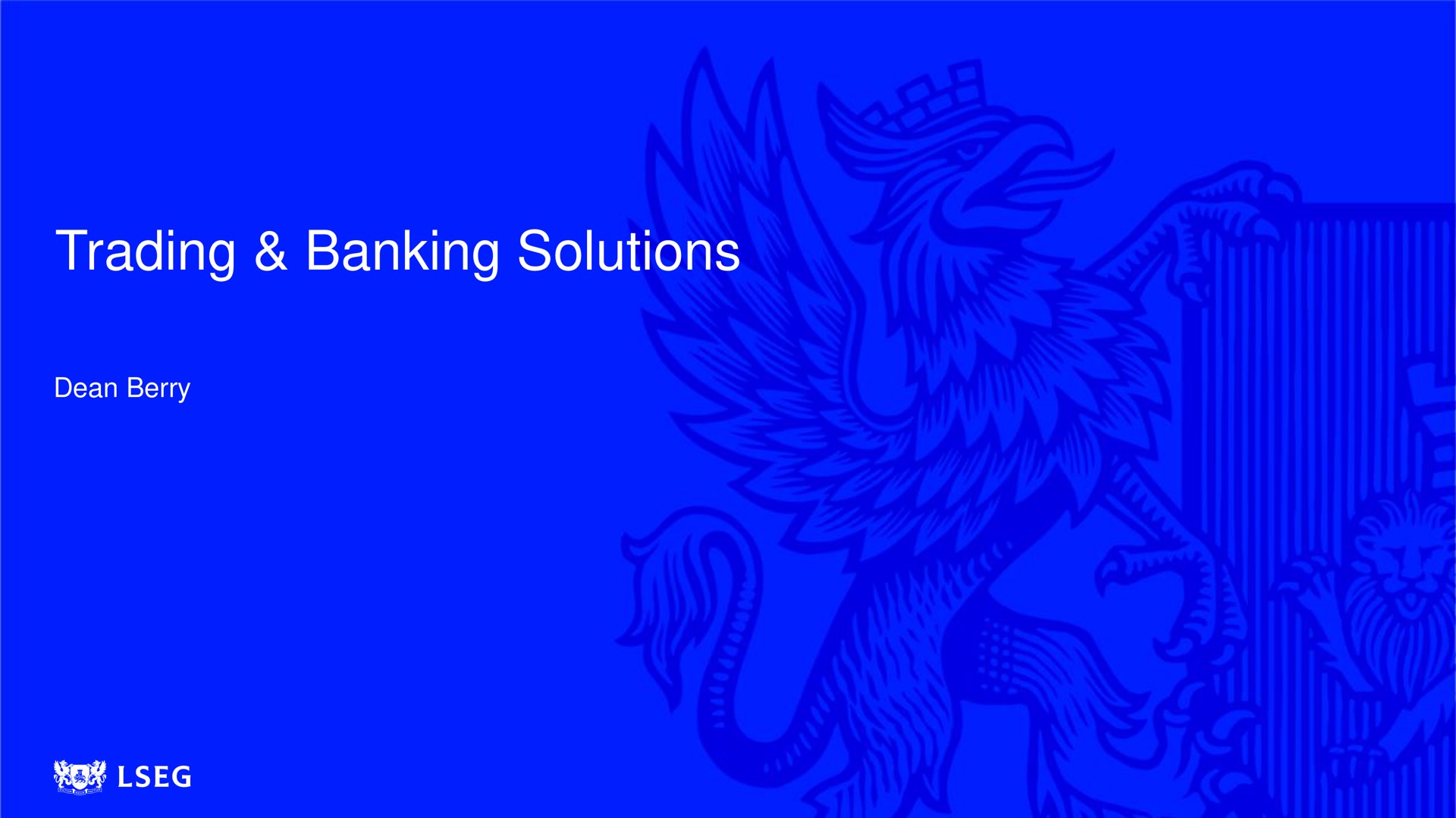 trading banking solutions | LSE