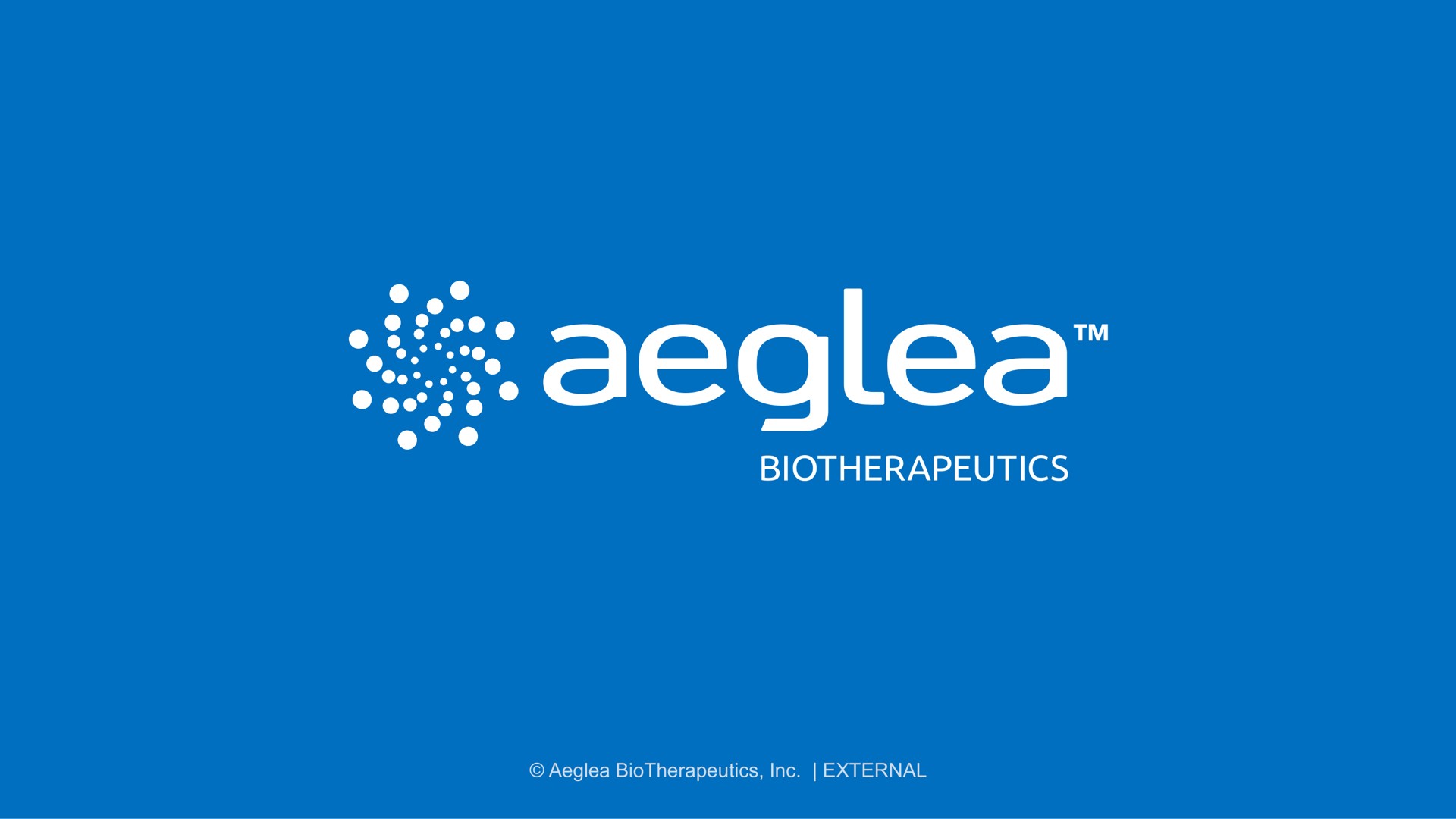  | Aeglea BioTherapeutics