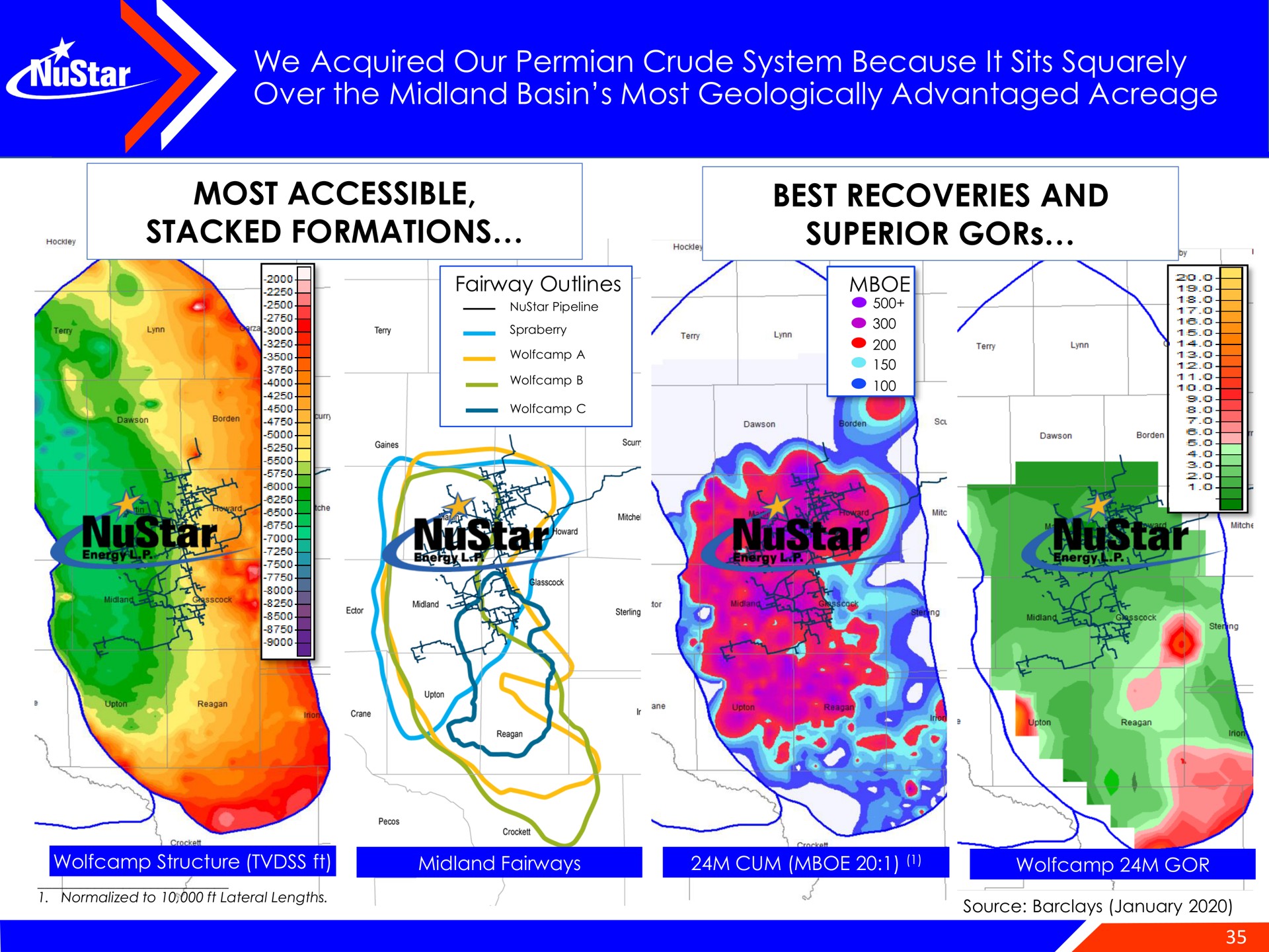 most accessible stacked formations best recoveries and superior | NuStar Energy