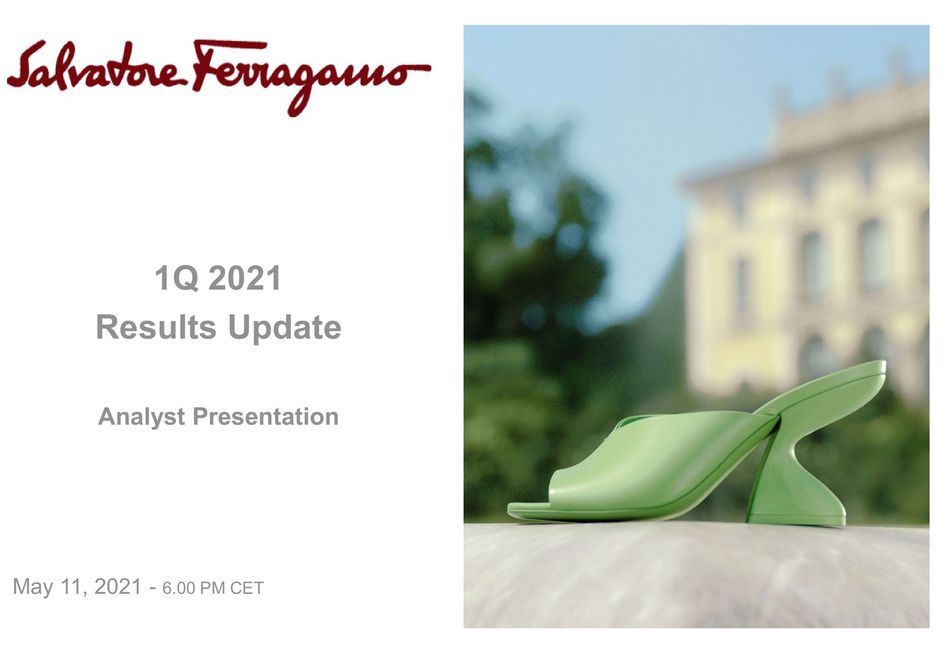results update analyst presentation may | Salvatore Ferragamo