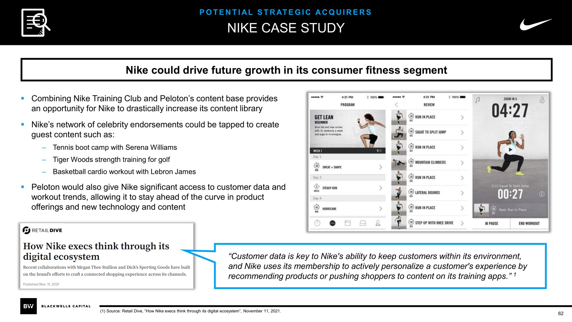 case study could drive future growth in its consumer fitness segment | Blackwells Capital