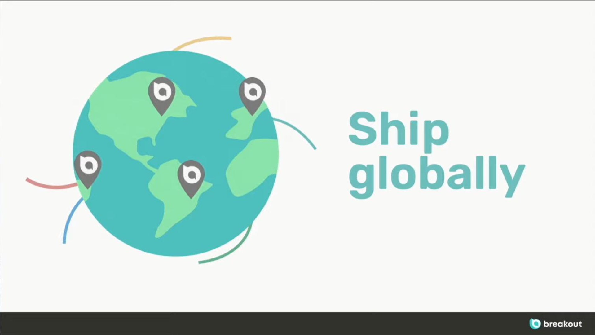 ship globally | Breakout