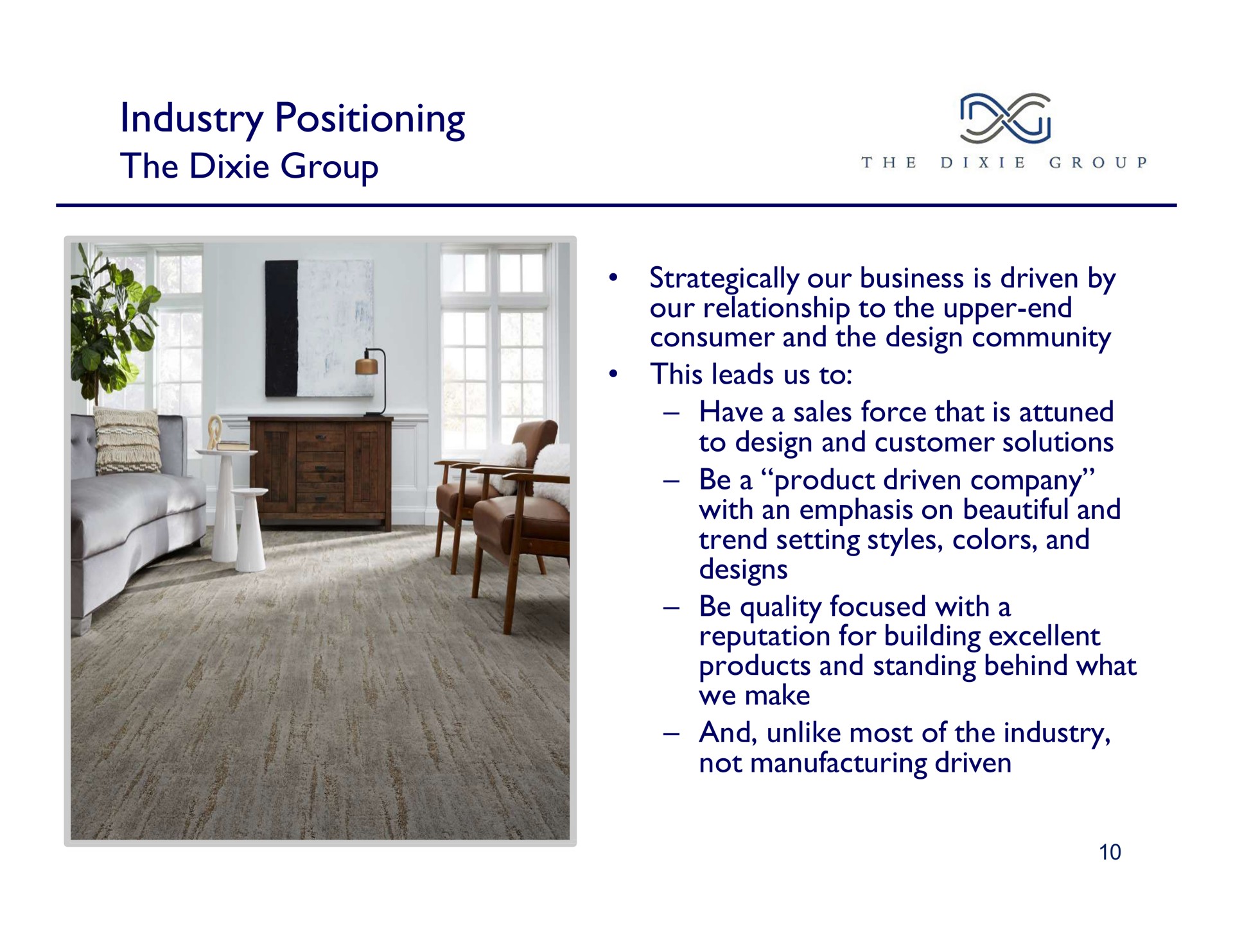 industry positioning the dixie group | The Dixie Group