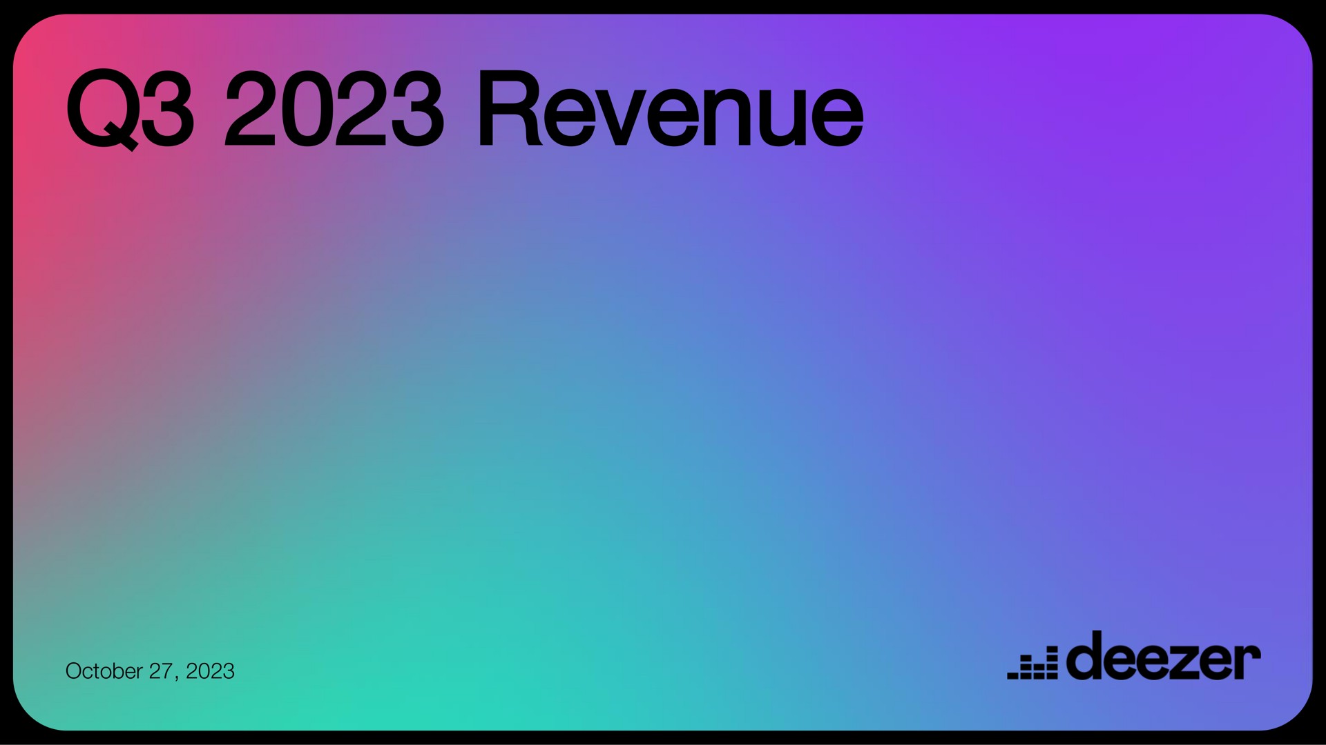 revenue | Deezer