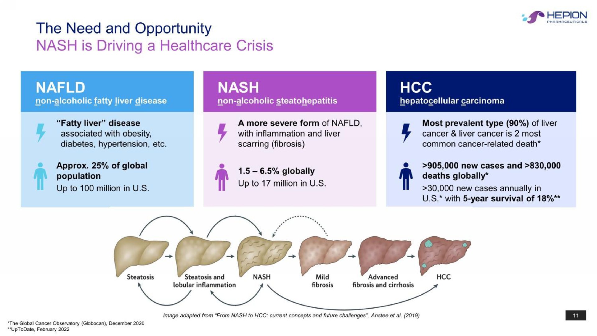 the need and opportunity nash is driving a crisis nash a globally gee and | Hepion Pharmaceuticals
