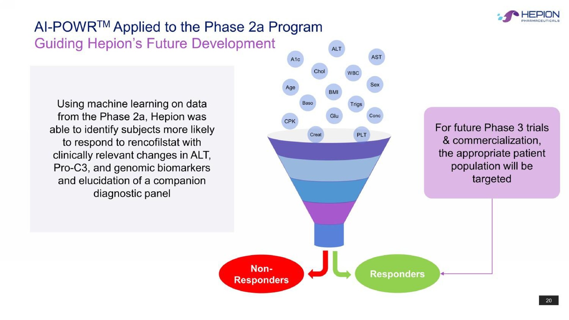 applied to the phase a program guiding future development | Hepion Pharmaceuticals