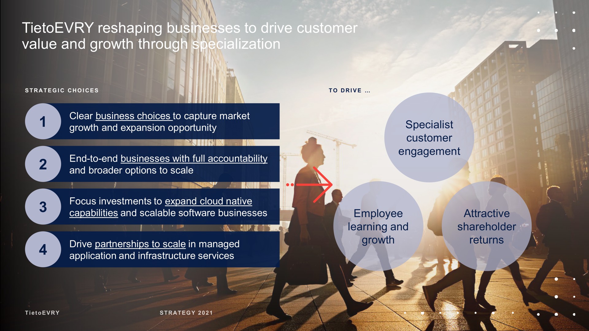 reshaping businesses to drive customer value and growth through specialization | Tietoevry