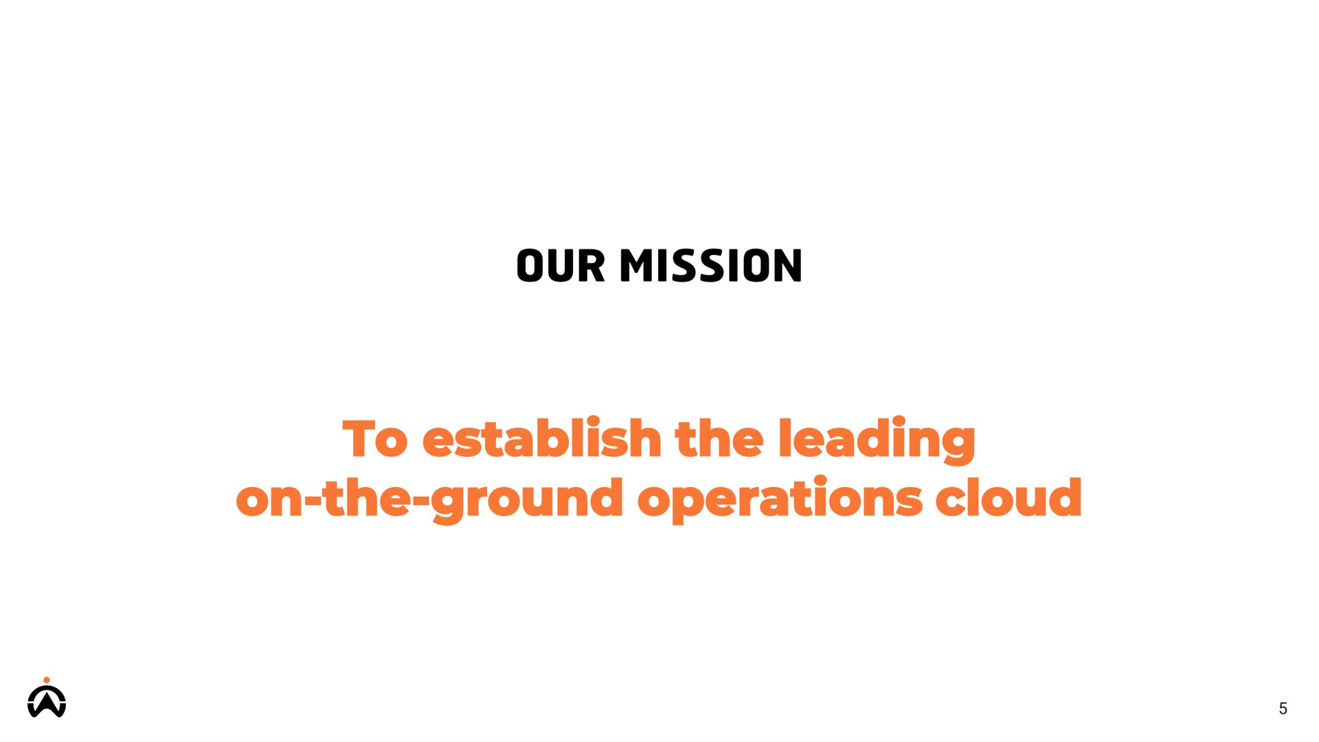 to establish the leading on the ground operations cloud our mission | Karooooo