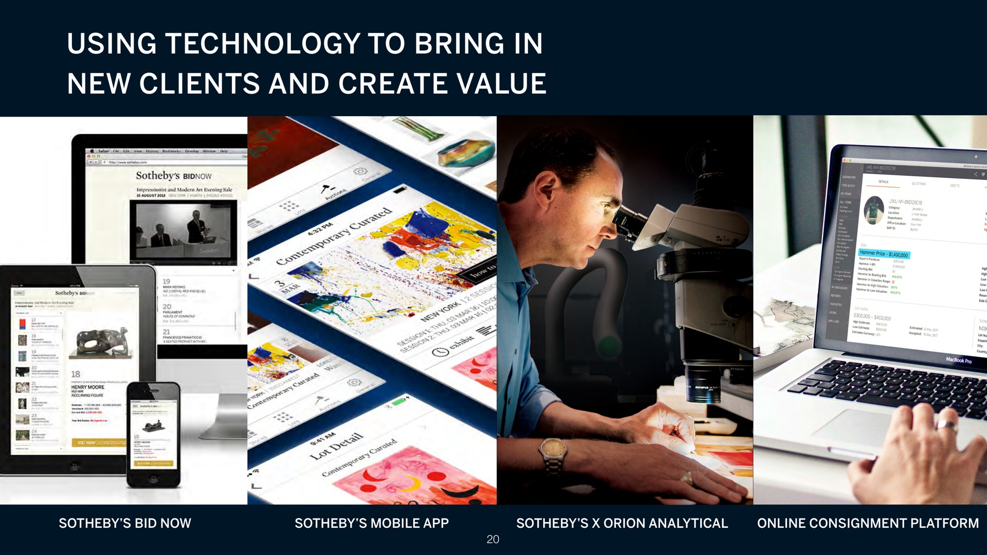 using technology to bring in new clients and create value | Sotheby's
