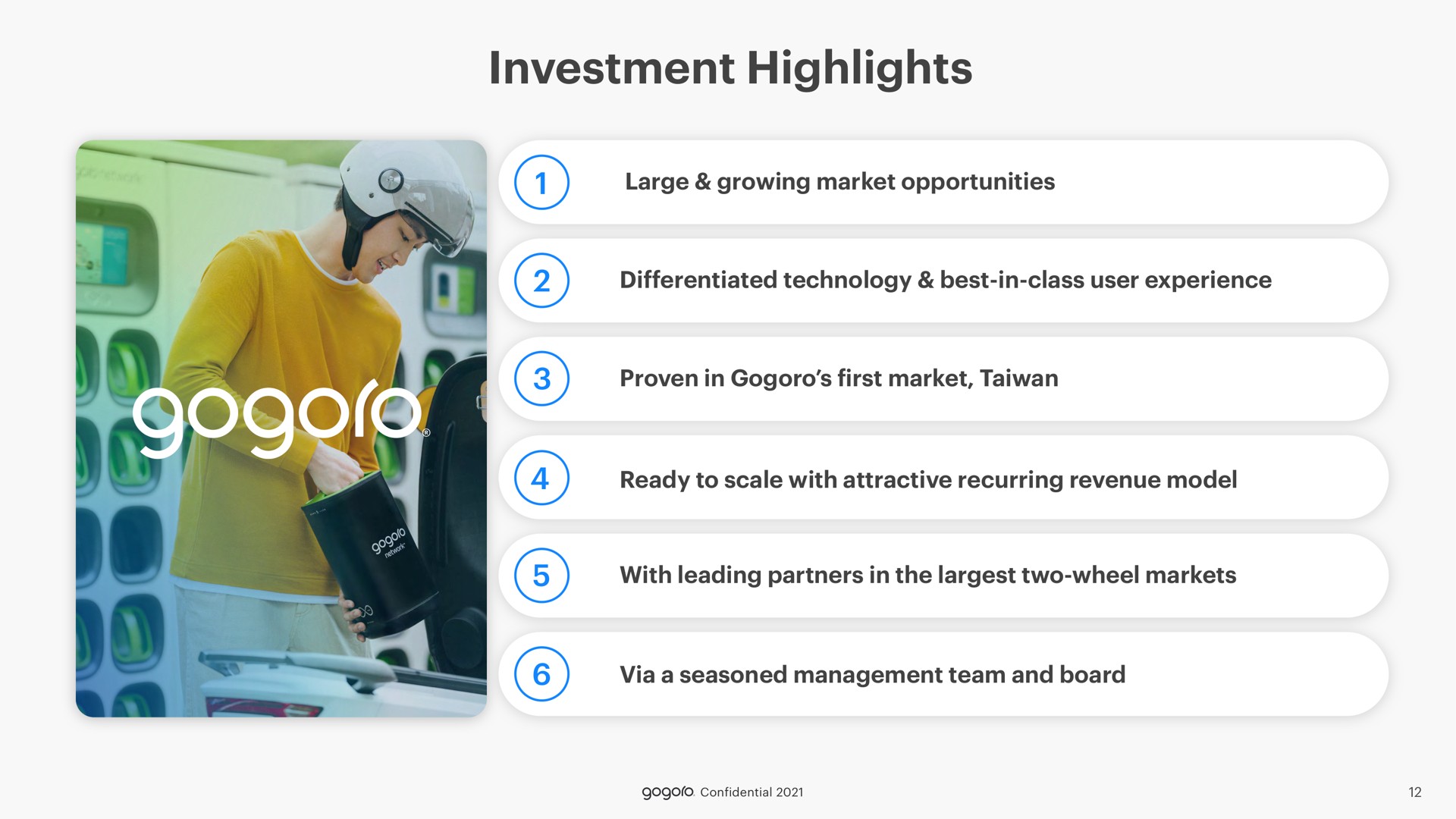 investment highlights | Gogoro