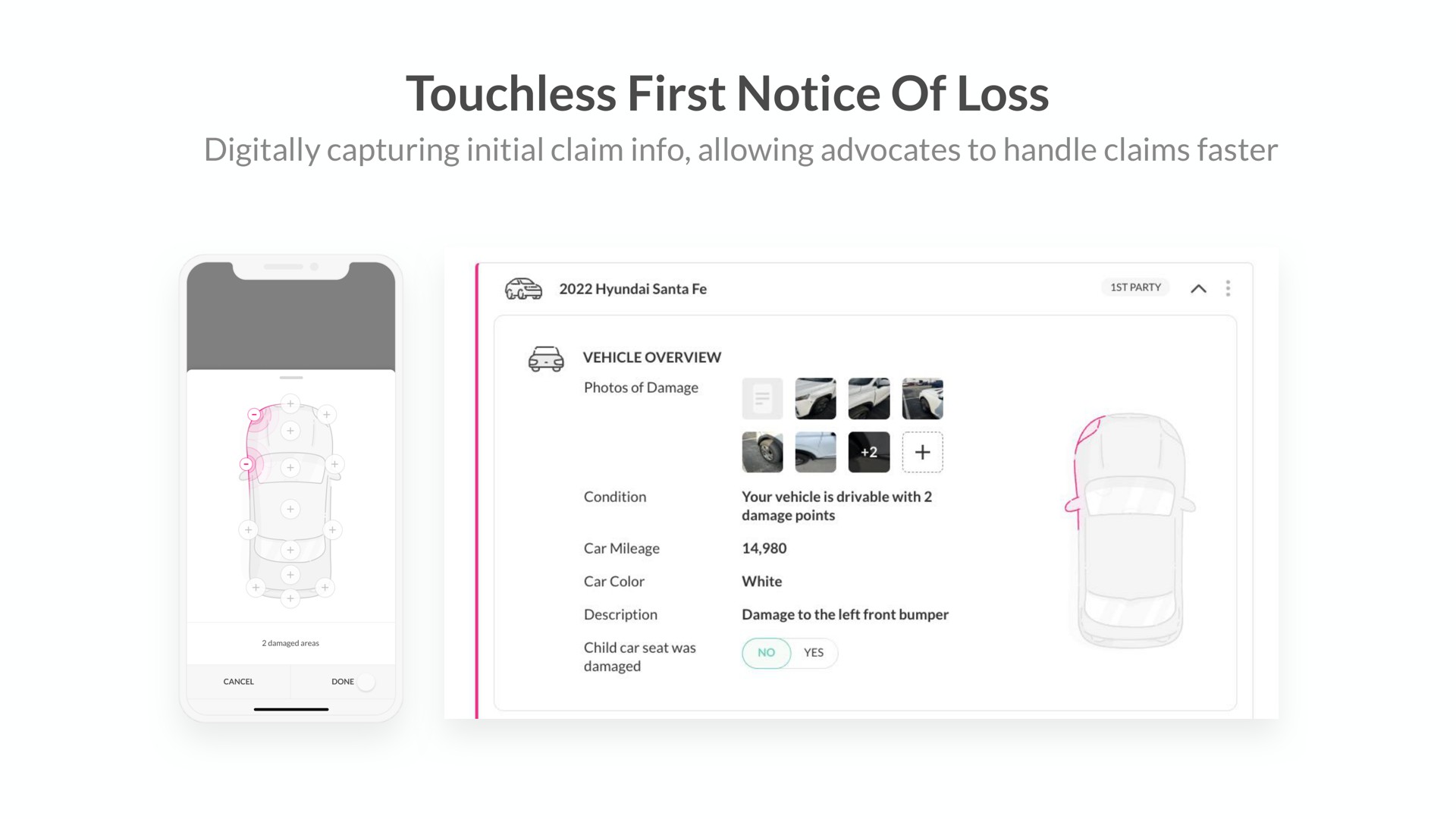 touchless first notice of loss | Lemonade