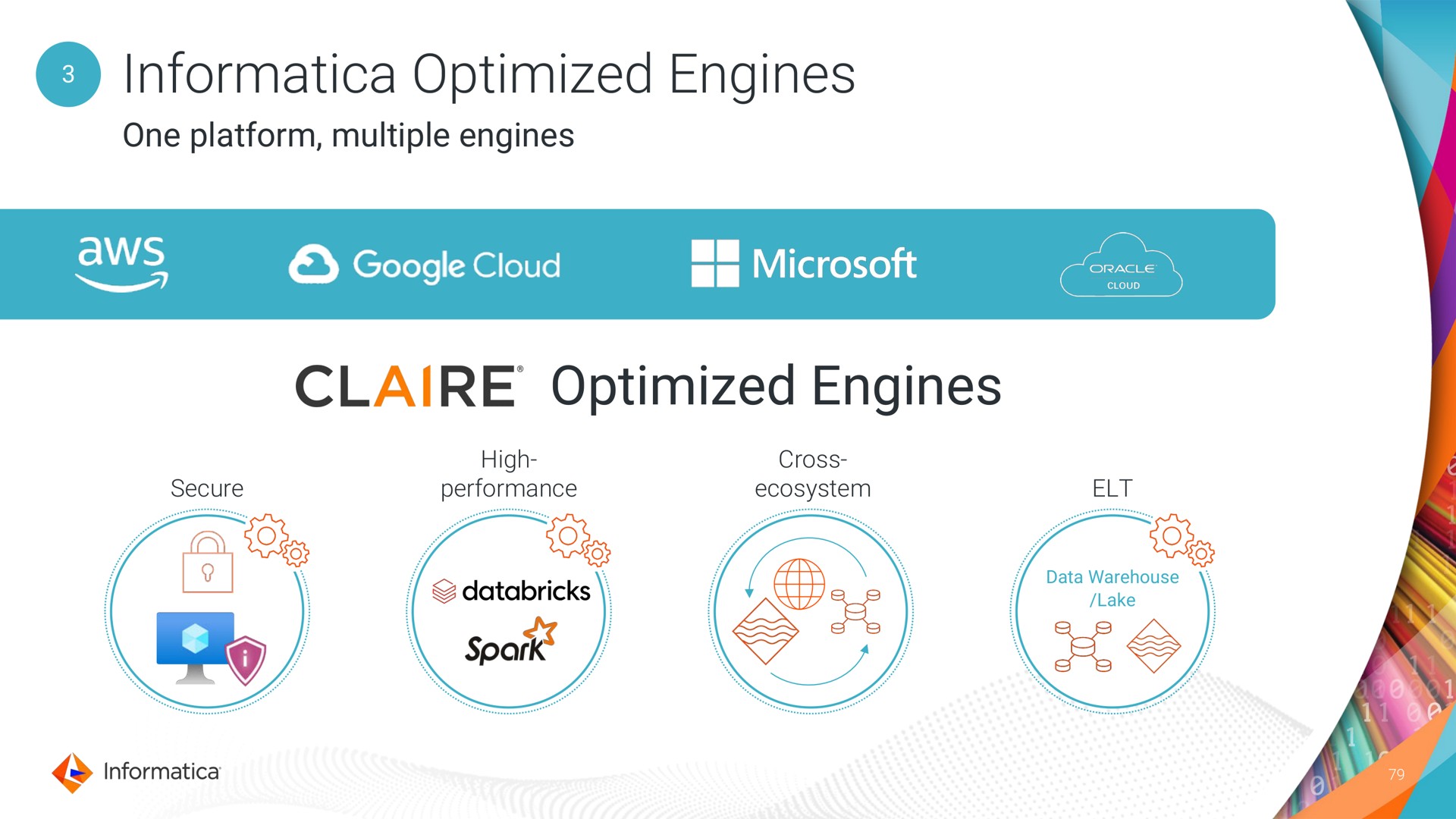 optimized engines one platform multiple engines optimized engines cloud spaik | Informatica