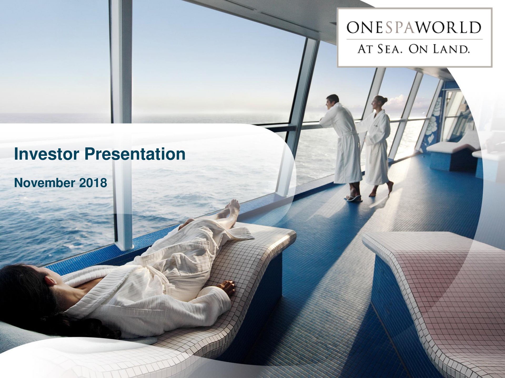 investor presentation at sea on land | OnesSpaWorld