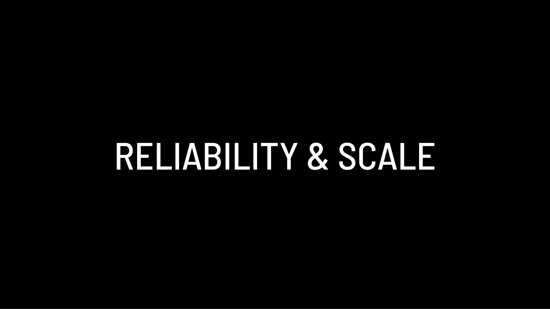 reliability scale | Astra
