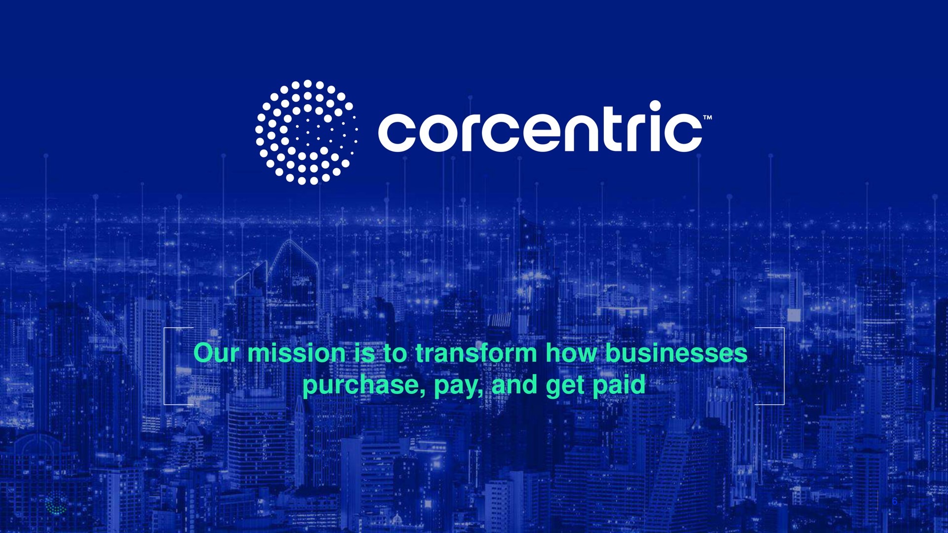 our mission is to transform how businesses purchase pay and get paid melt ere me | Corecentric