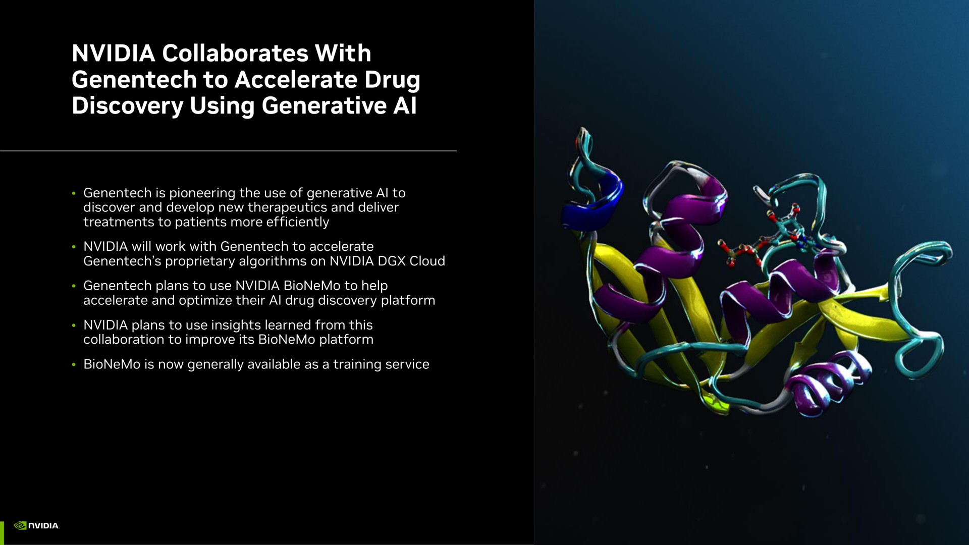 collaborates with to accelerate drug discovery using generative | NVIDIA