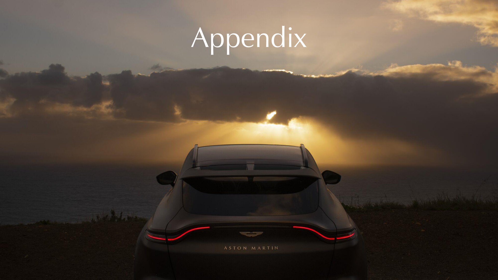 appendix | Aston Martin