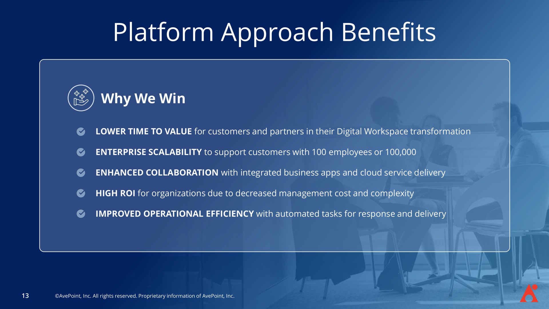 platform approach benefits a | AvePoint