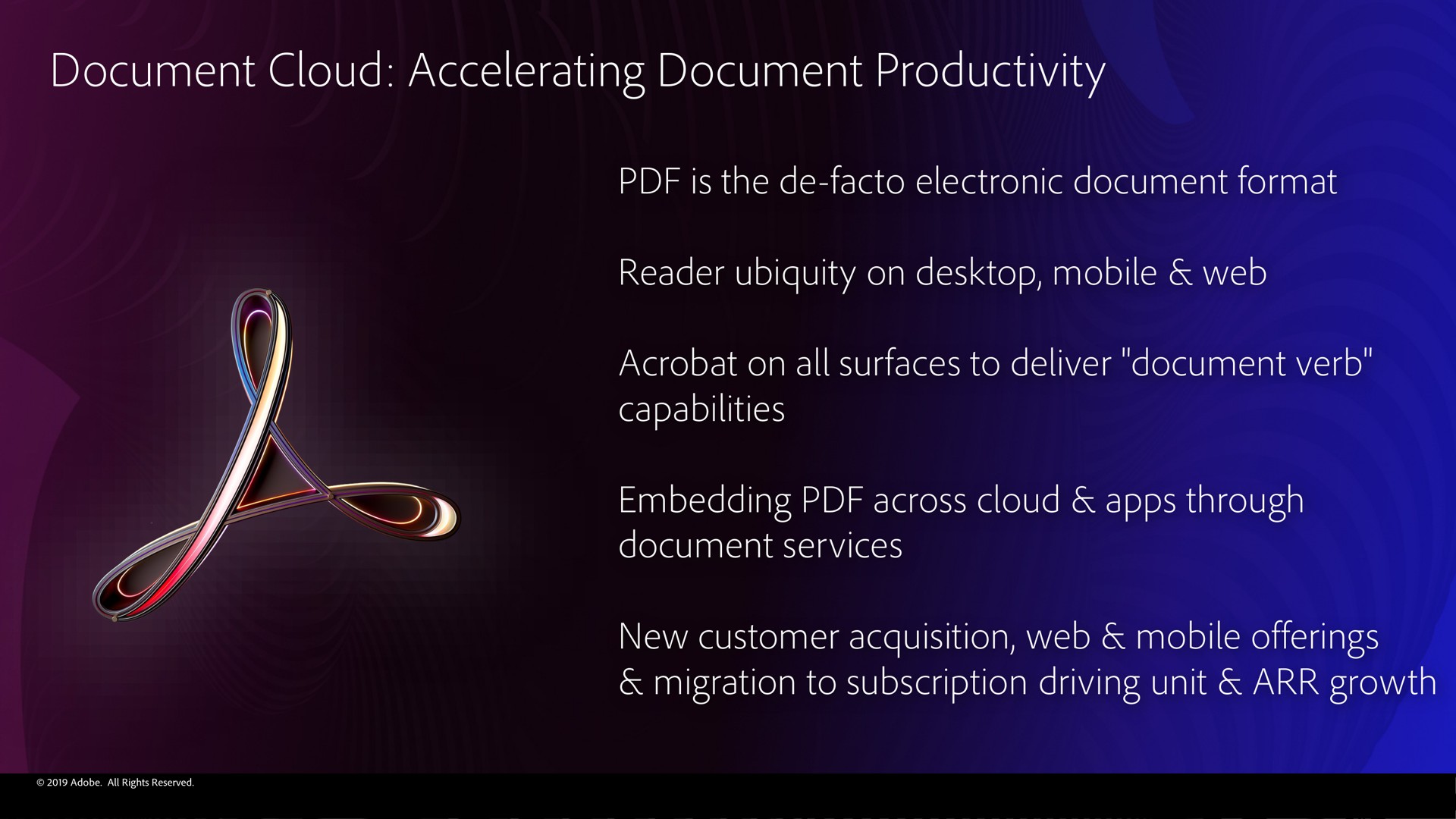 document cloud accelerating document productivity | Adobe