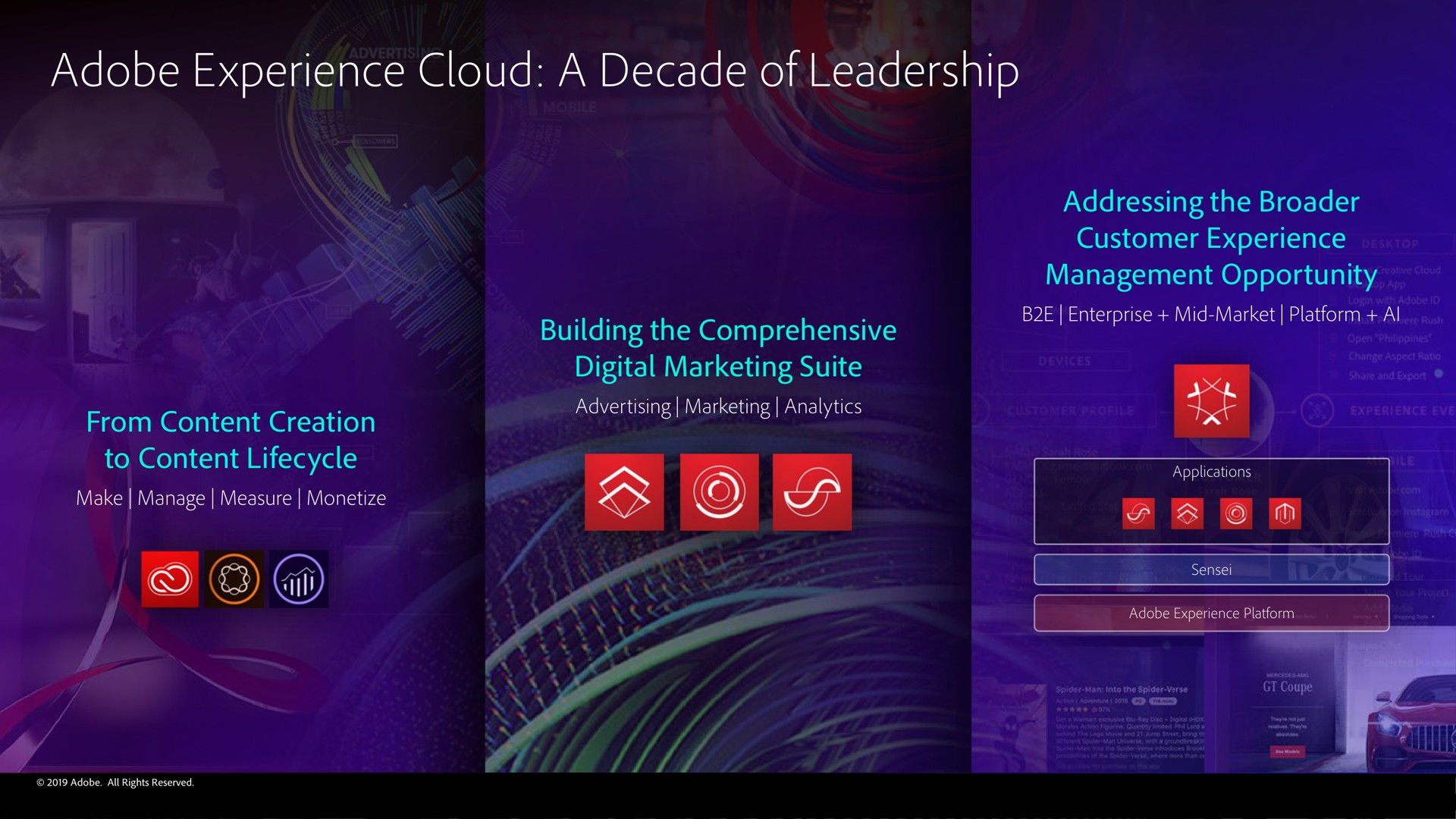 adobe experience cloud a decade of leadership | Adobe