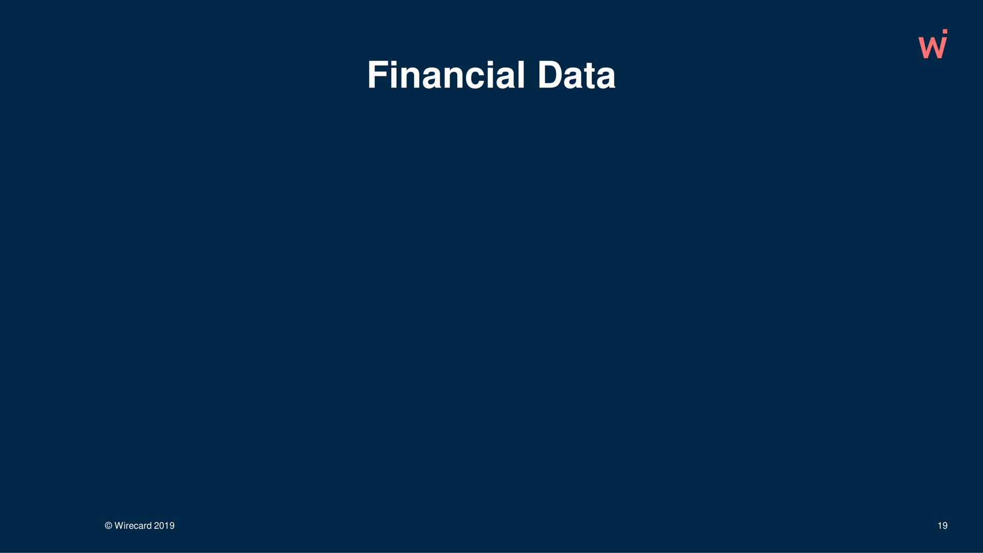 financial data | Wirecard
