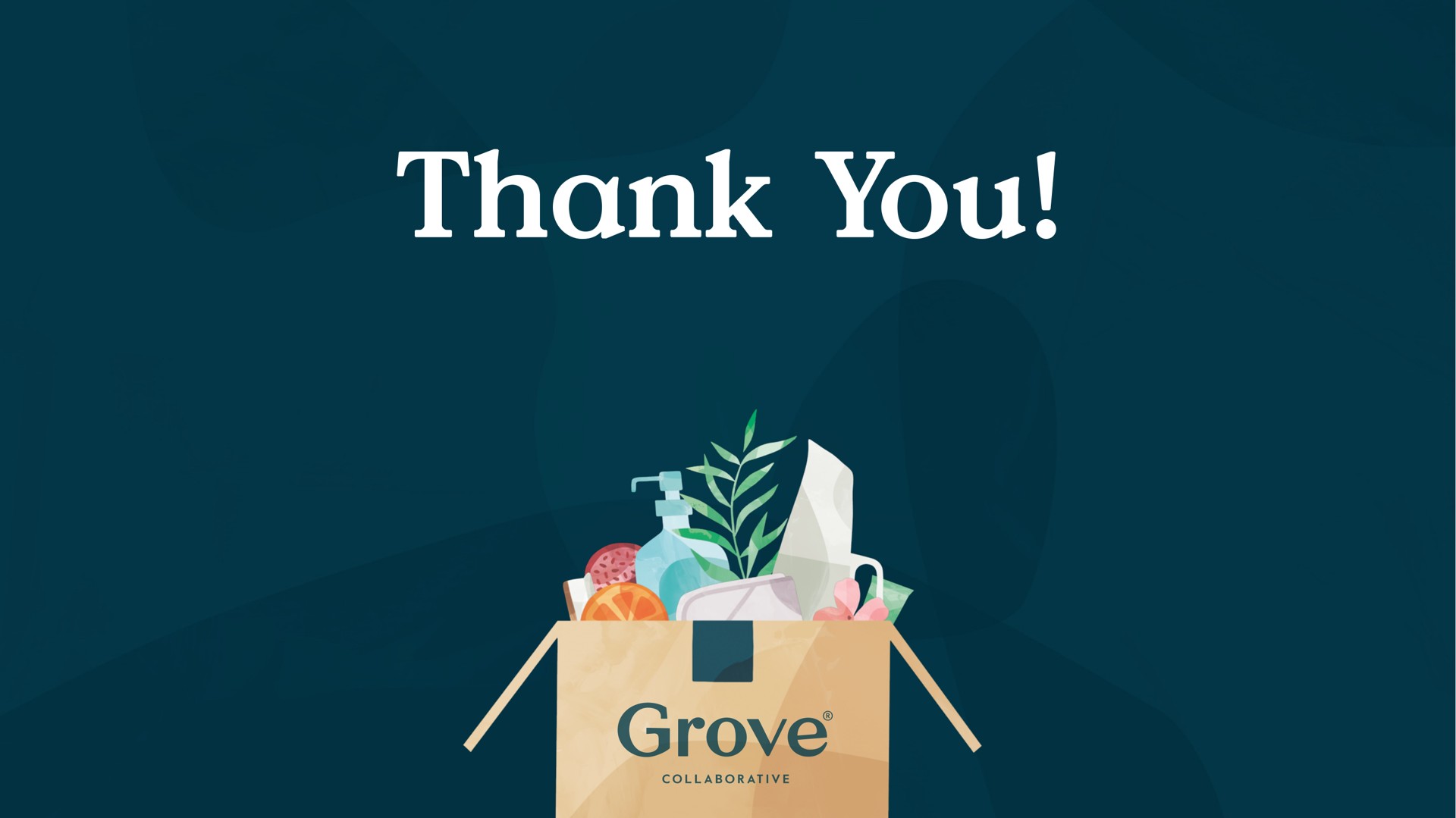thank you | Grove