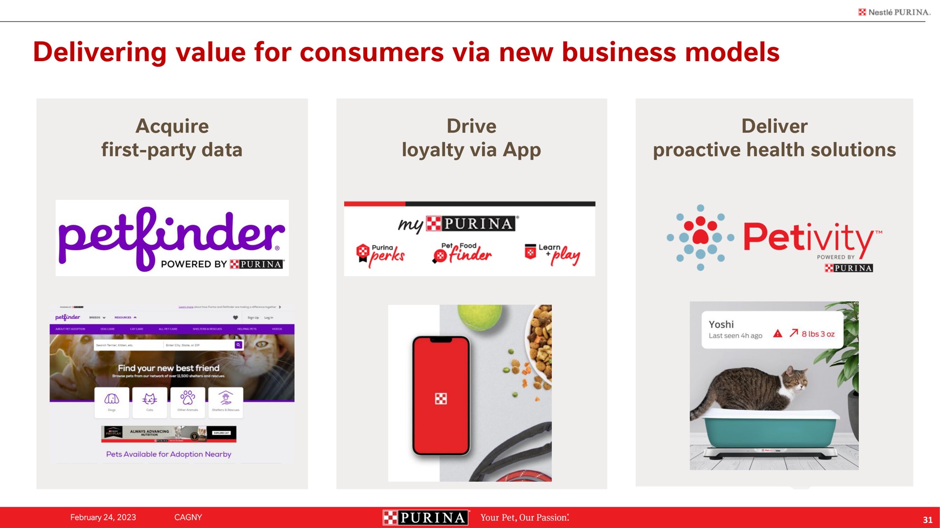 delivering value for consumers via new business models ora stile of a | Nestle