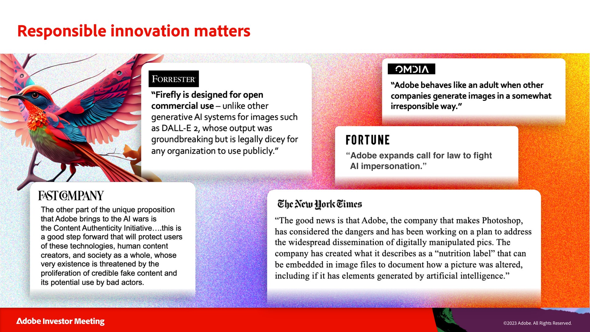 responsible innovation matters | Adobe