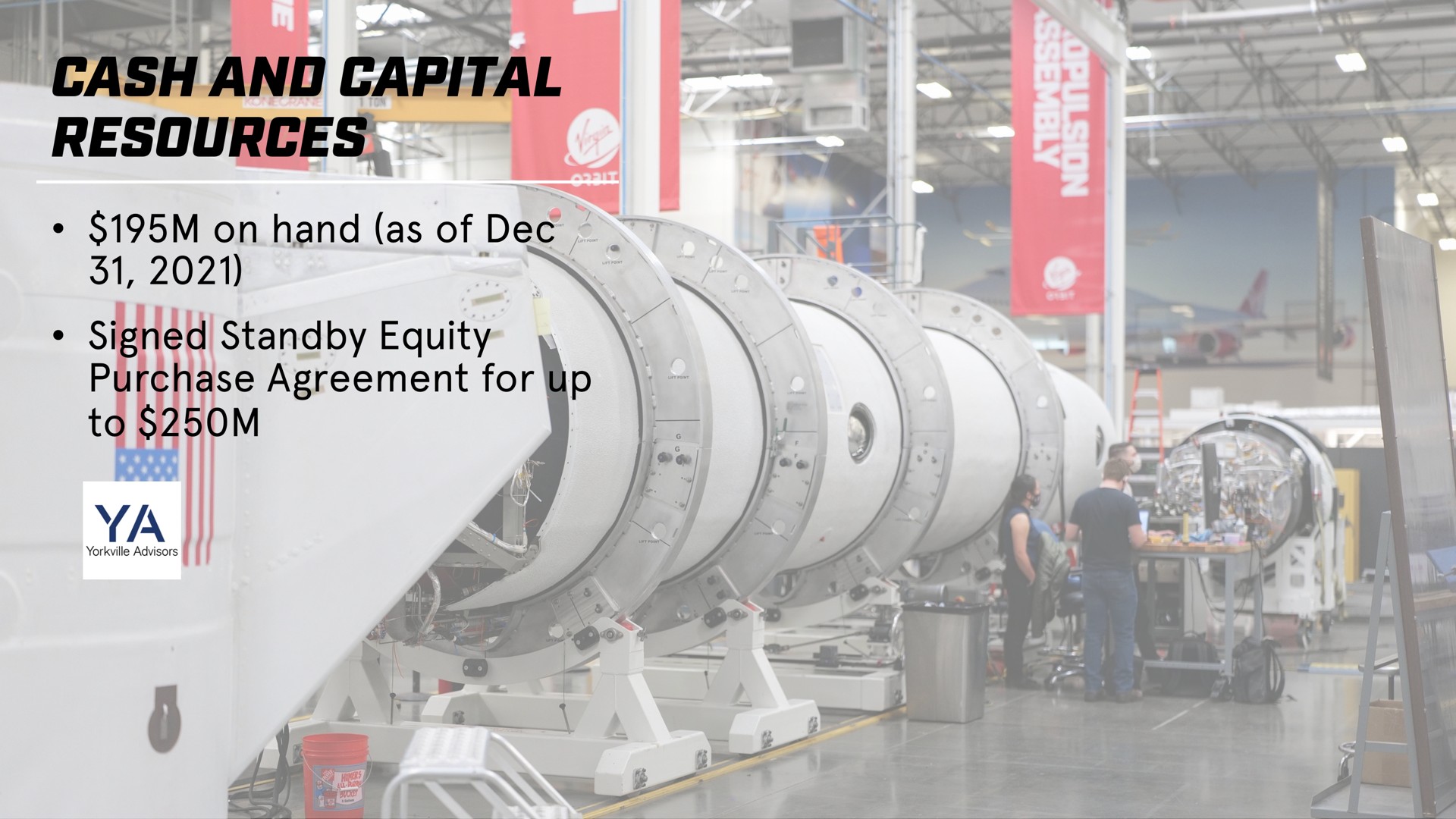 cash and capital resources on hand as of dee equity | Virgin Orbit