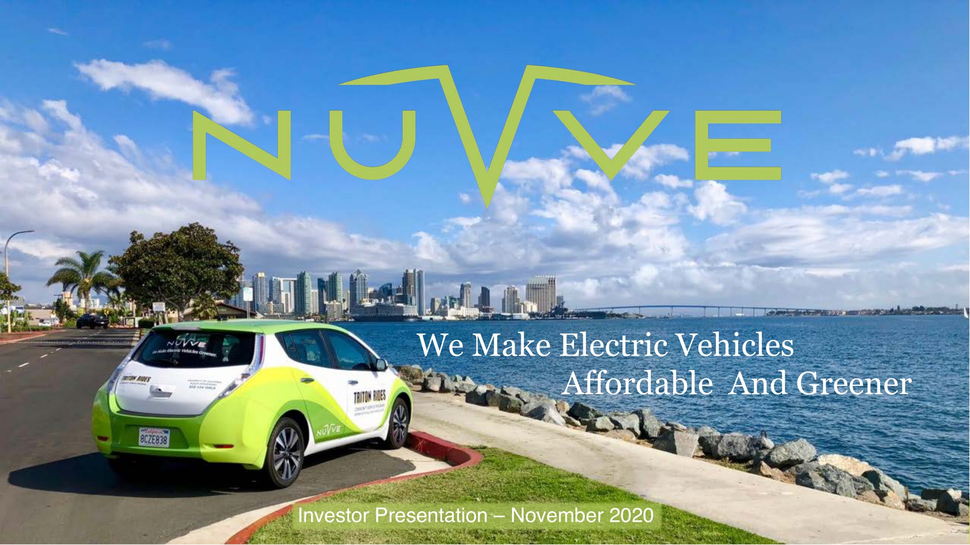 we make electric vehicles affordable and greener | Nuvve