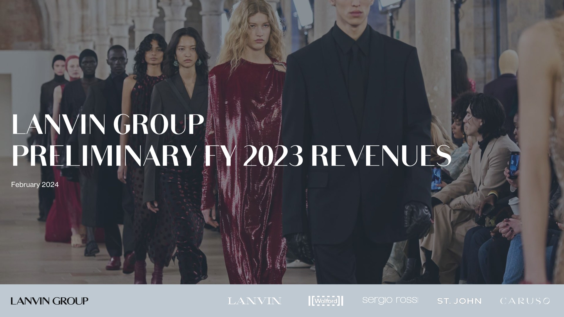 group preliminary revenues | Lanvin