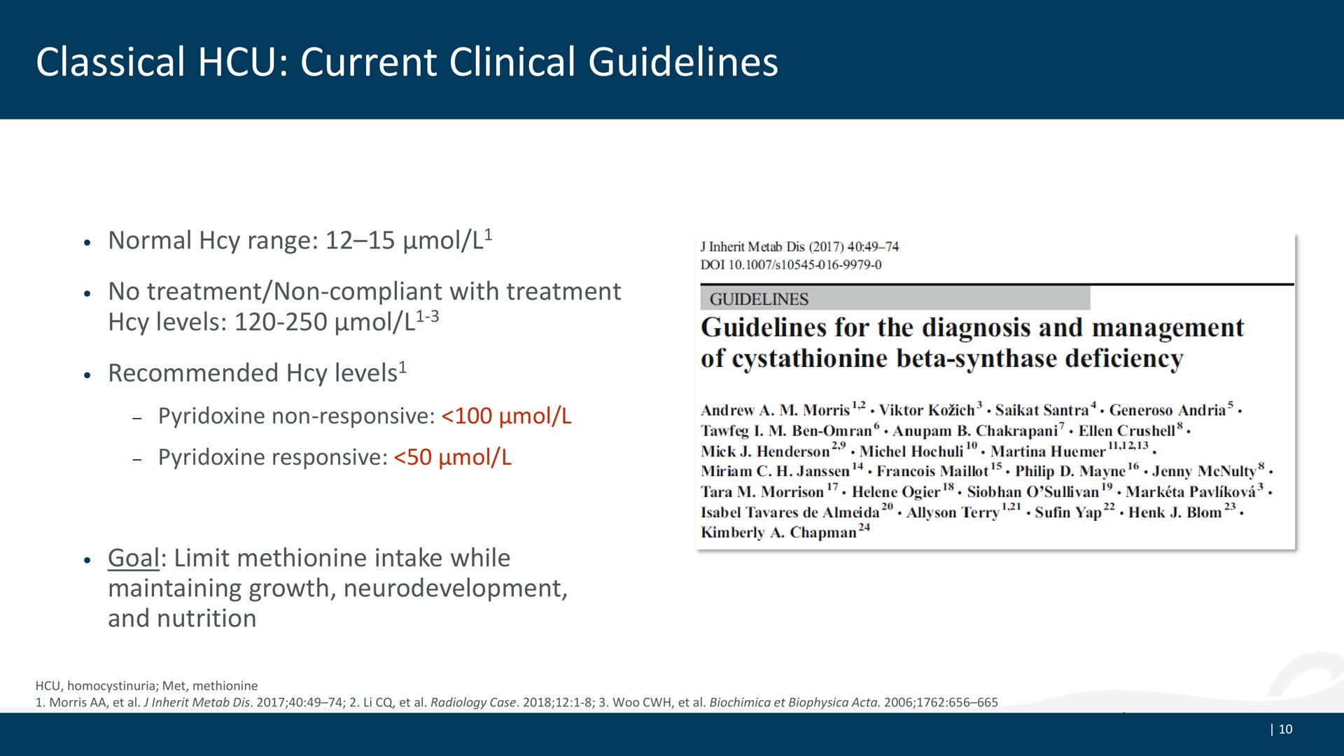 classical current clinical guidelines | Aeglea BioTherapeutics
