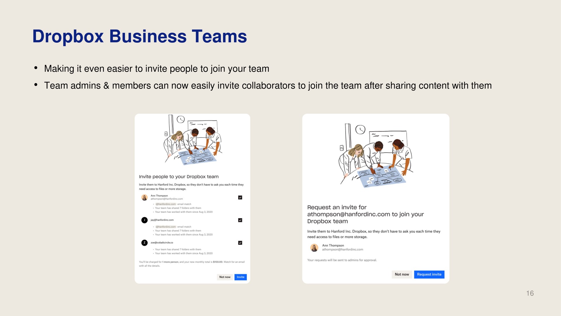 business teams | Dropbox