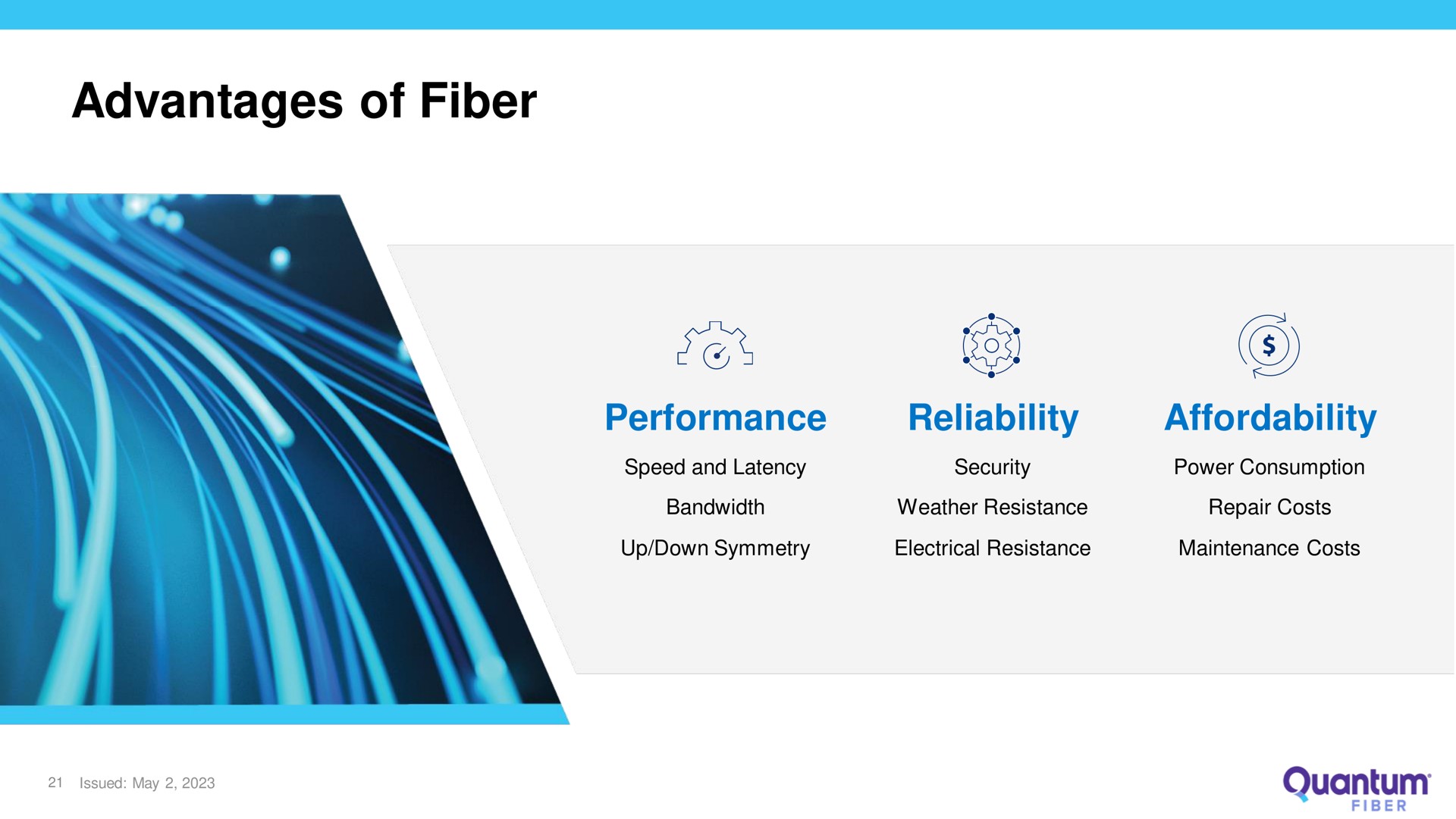 advantages of fiber performance reliability for quantum | Lumen