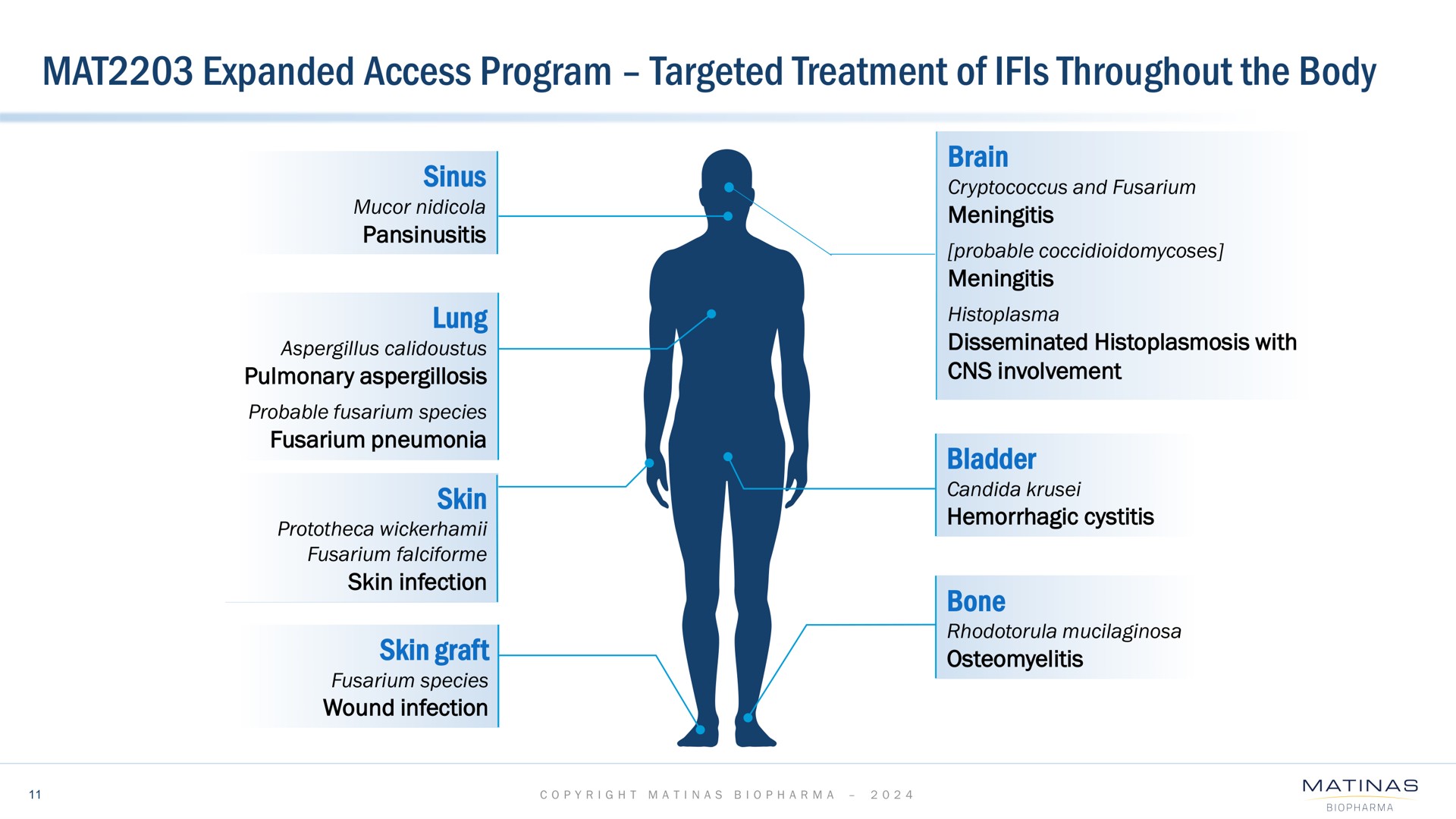 mat expanded access program targeted treatment of throughout the body | Matinas BioPharma