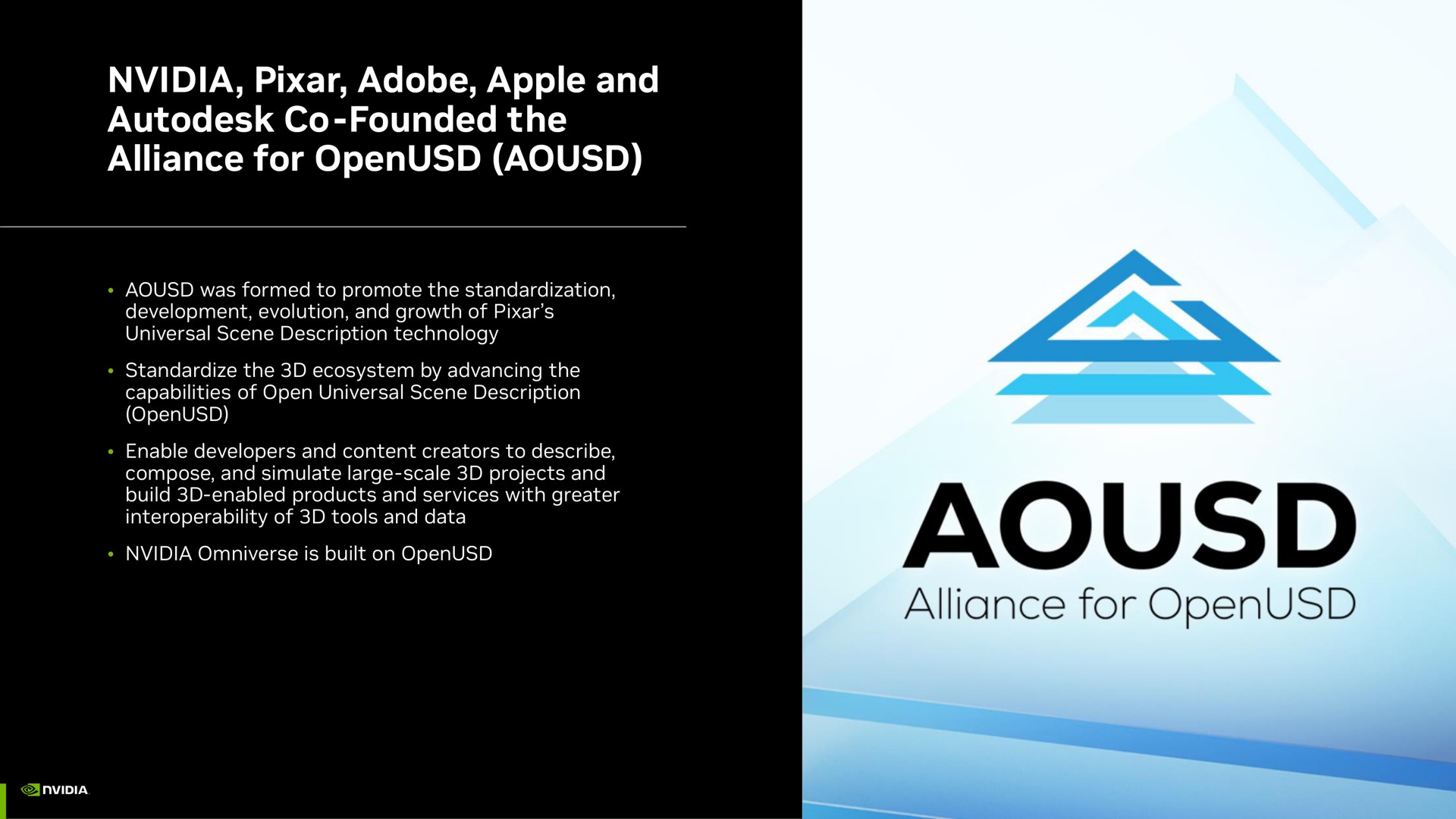 adobe apple and founded the alliance for | NVIDIA