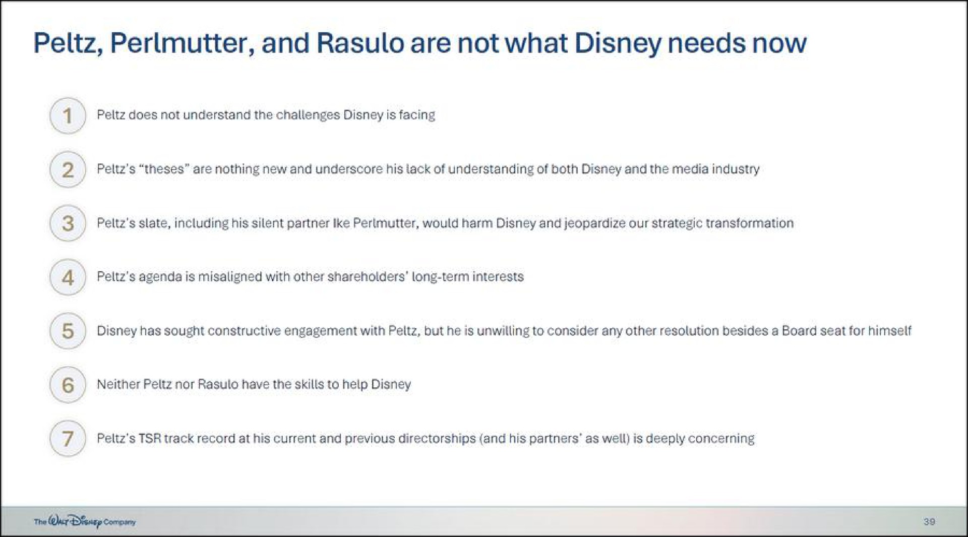 and are not what needs now | Disney