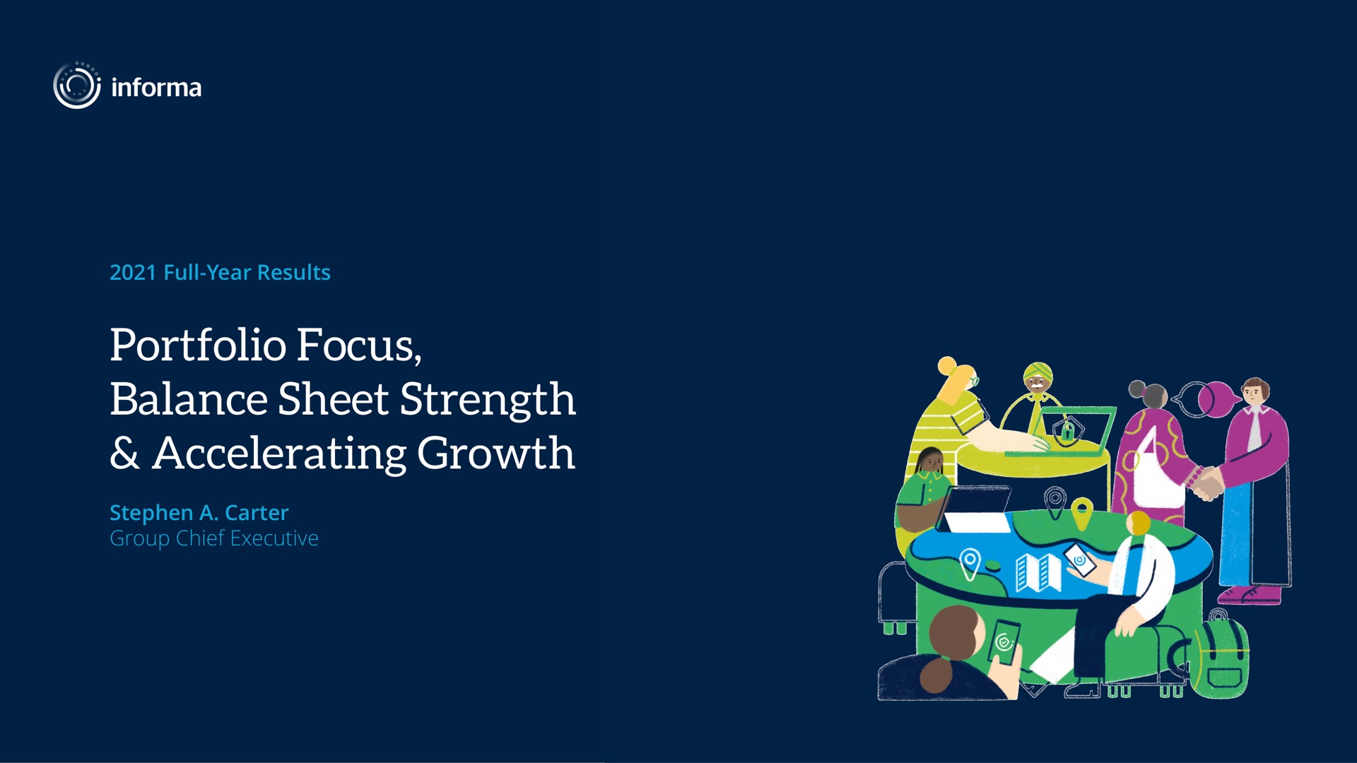 portfolio focus balance sheet strength accelerating growth | Informa
