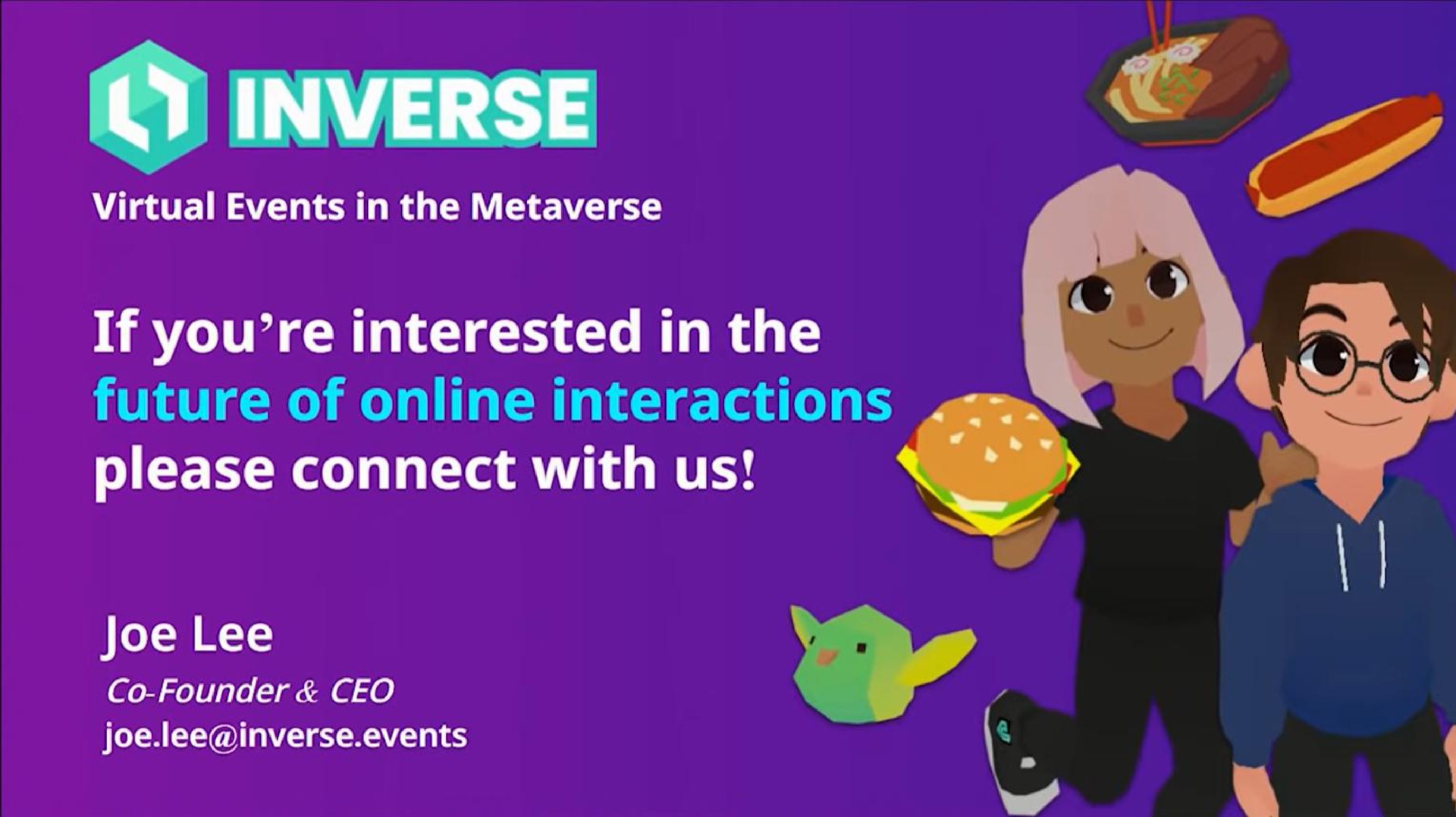 if you interested in the future of interactions please connect with us a | Inverse