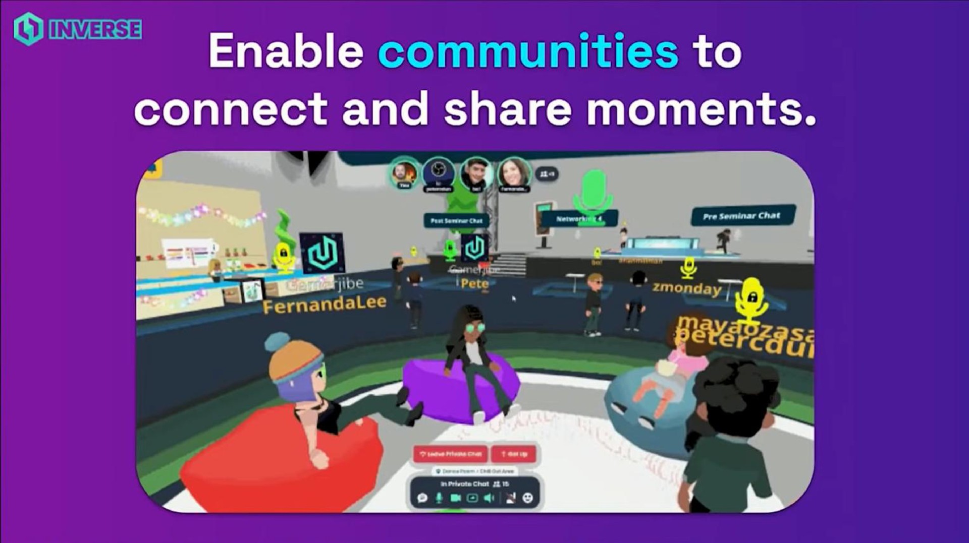 enable communities to connect and share moments | Inverse