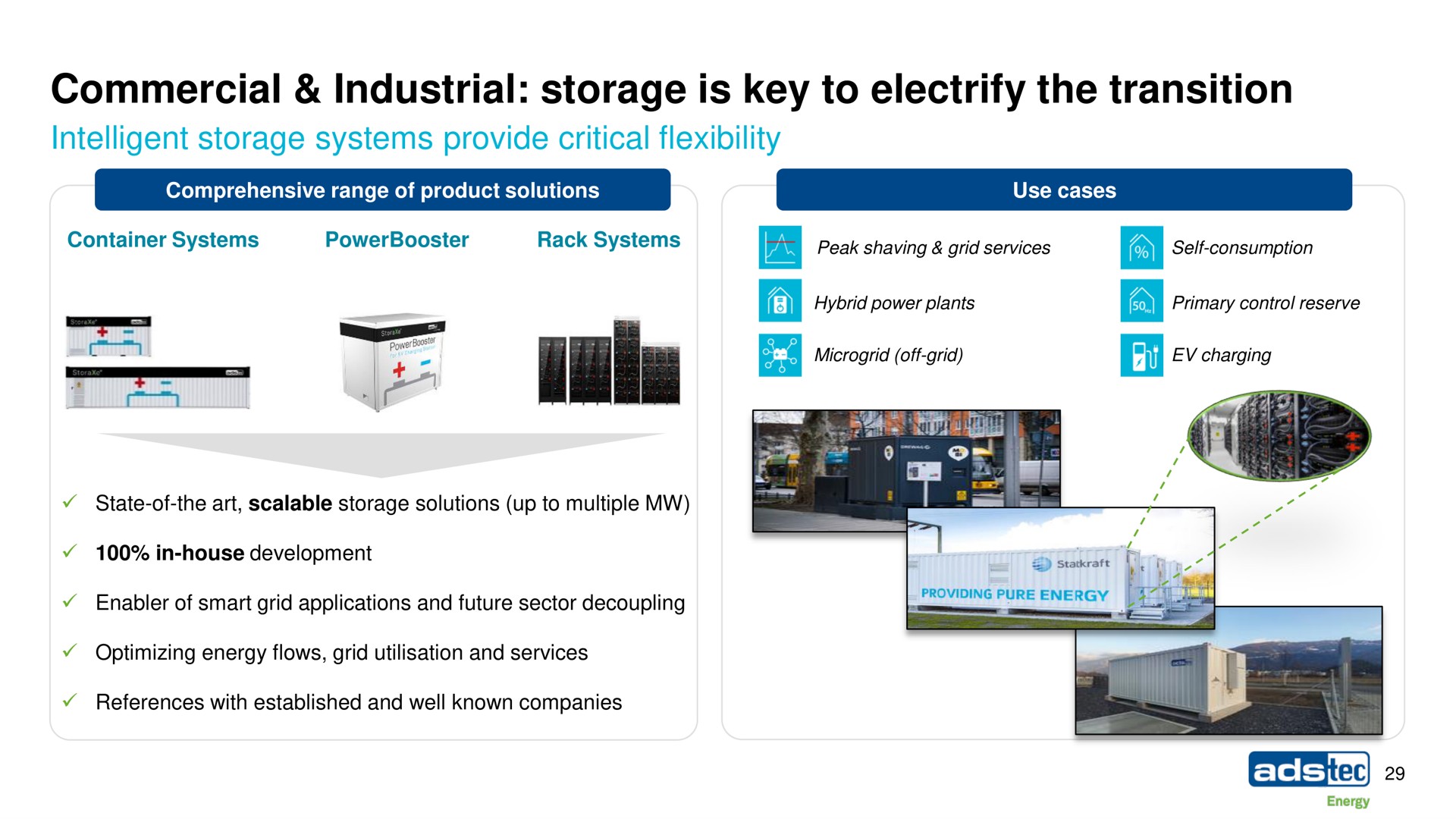 commercial industrial storage is key to electrify the transition tec | ads-tec Energy