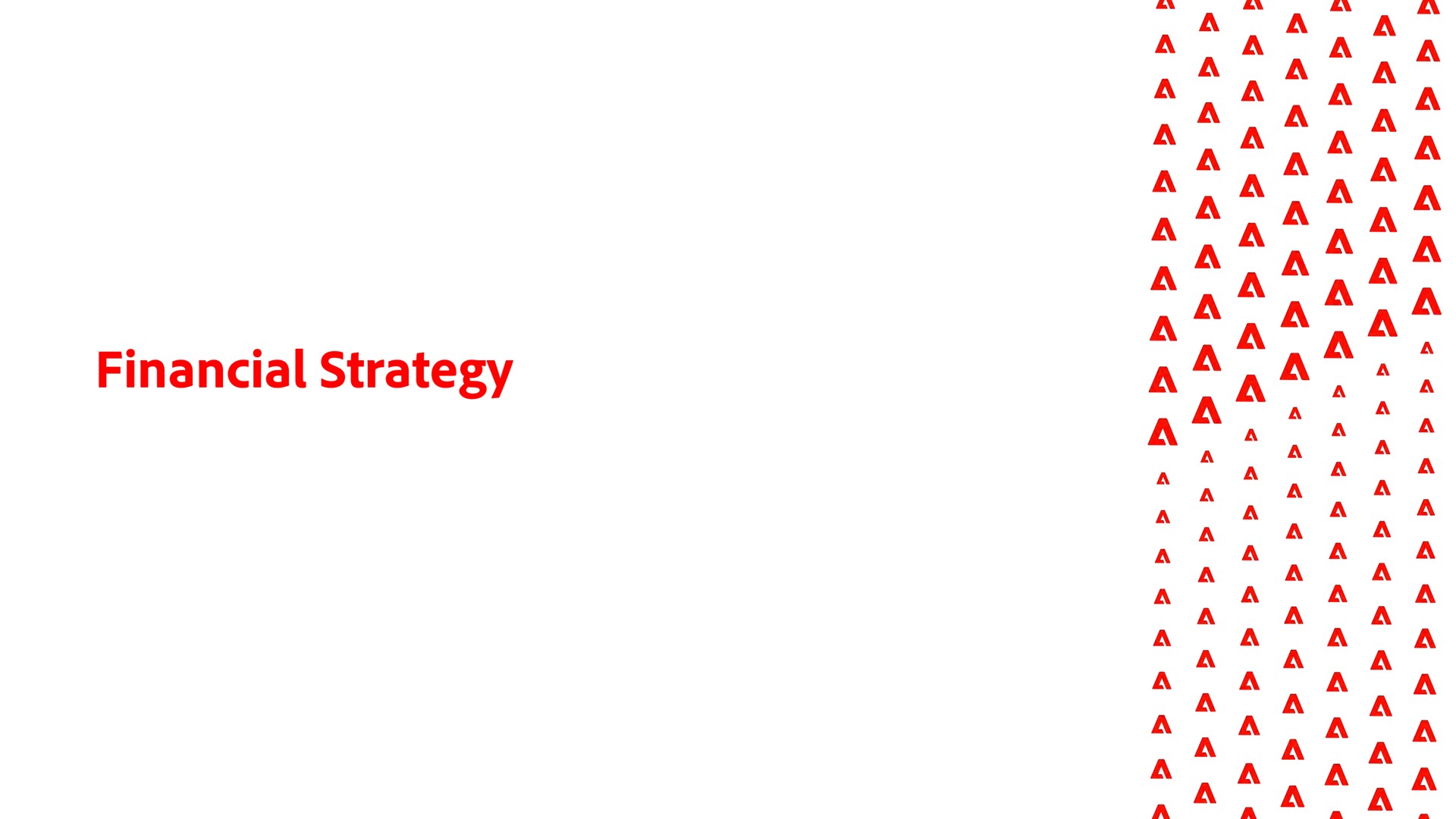 financial strategy | Adobe
